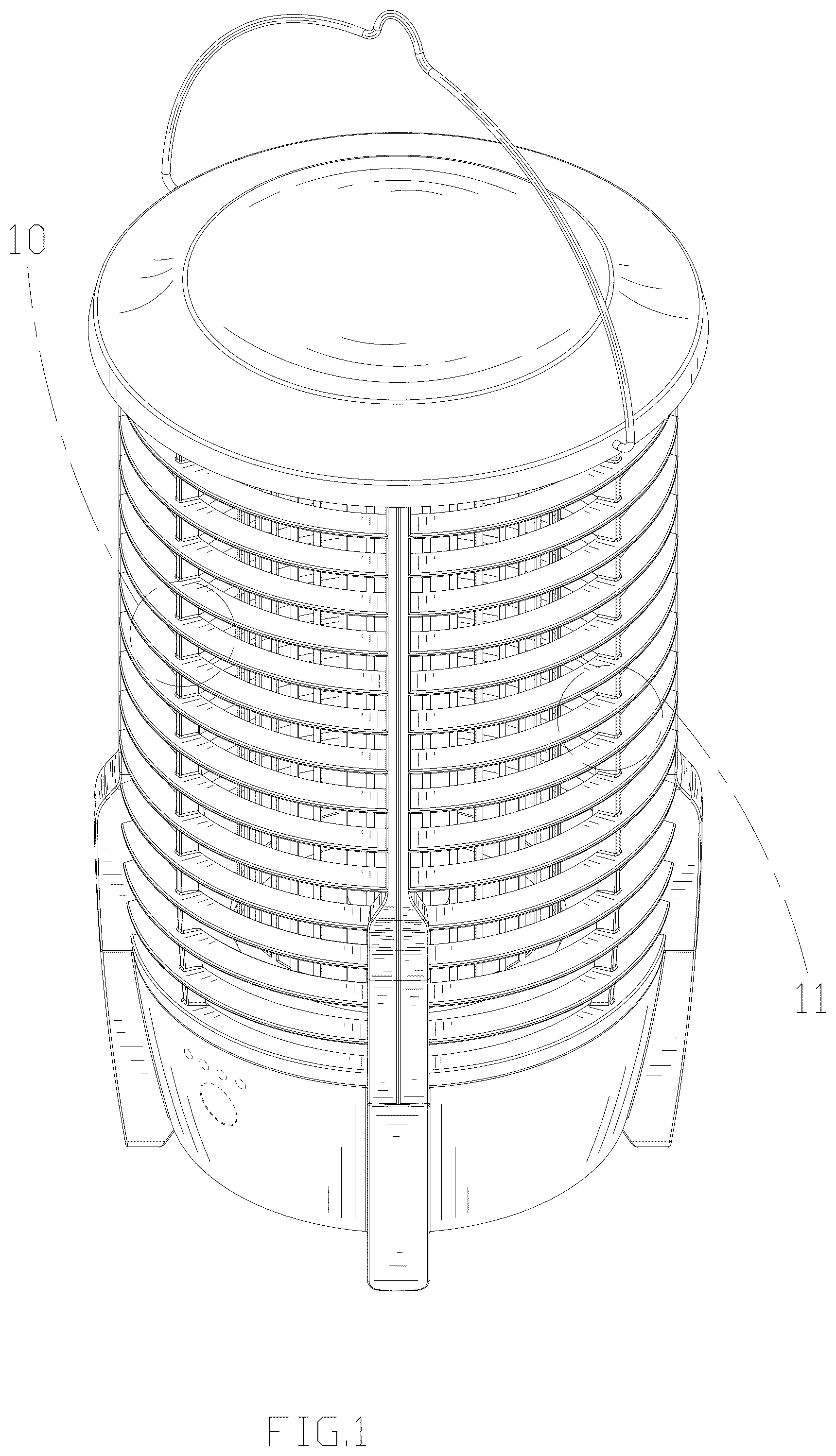 Patent USD1078920 Figure 1 – Mosquito killer lamp