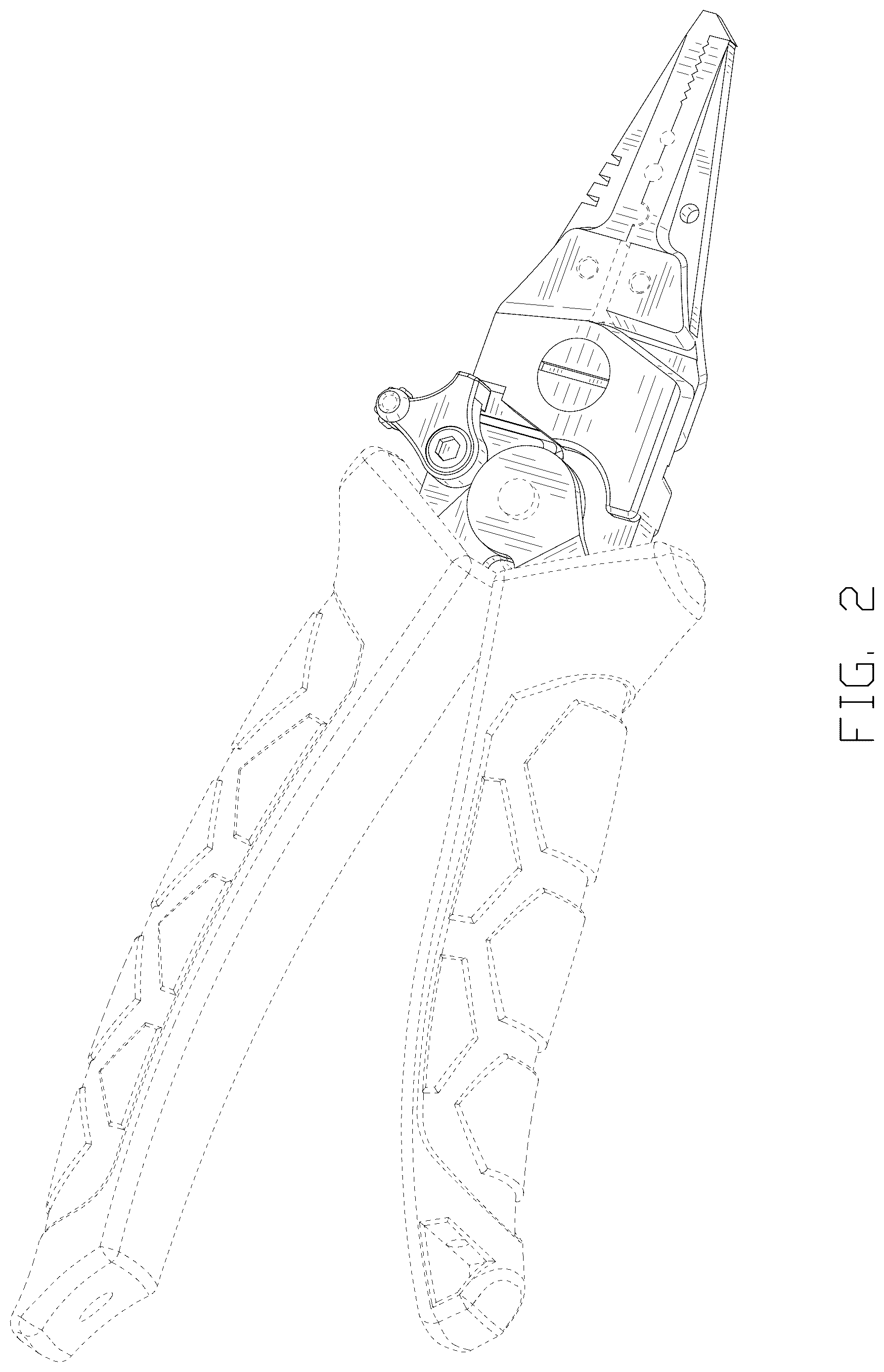 Patent USD1078922 Figure 2 – Fishing pliers
