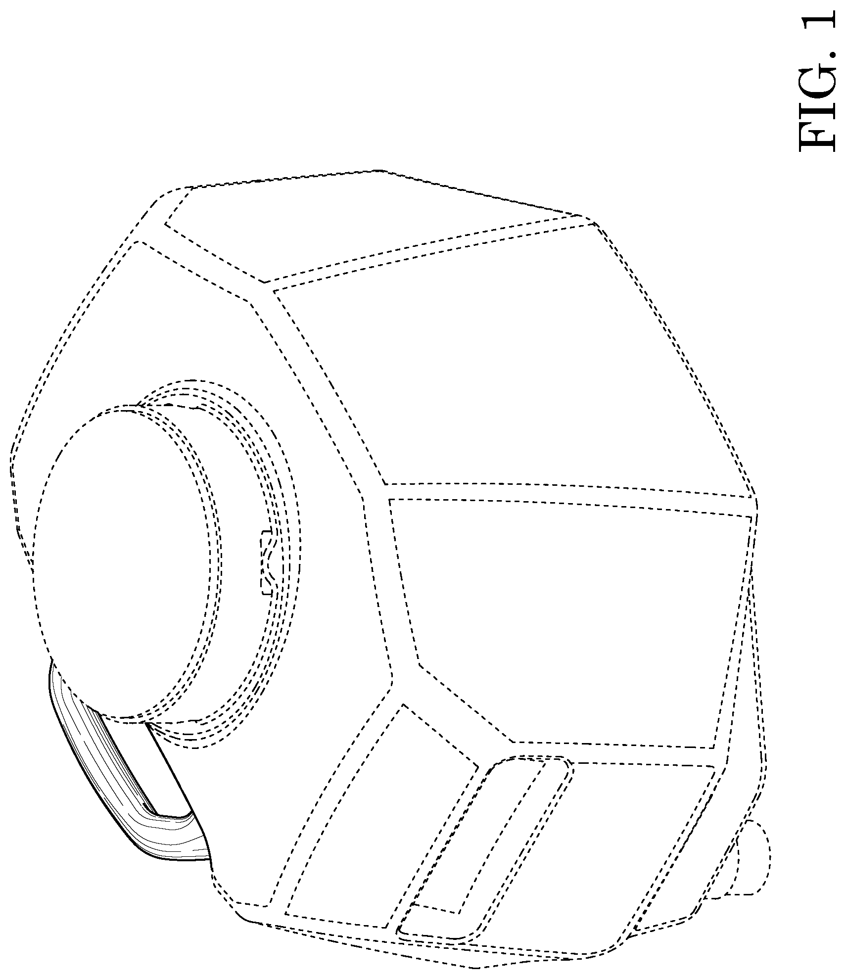 Patent USD1078927 Figure 1 – Back-mounted spray apparatus