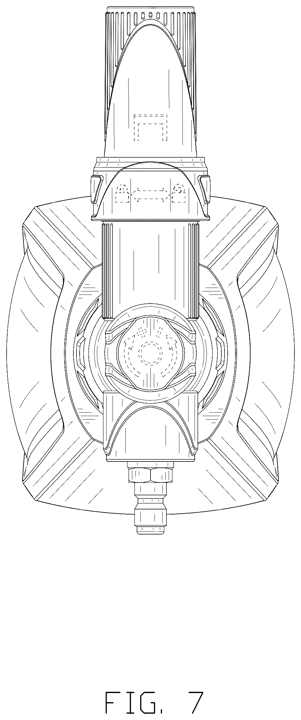 Patent USD1078931 Figure 7 – Foam cannon for pressure washer
