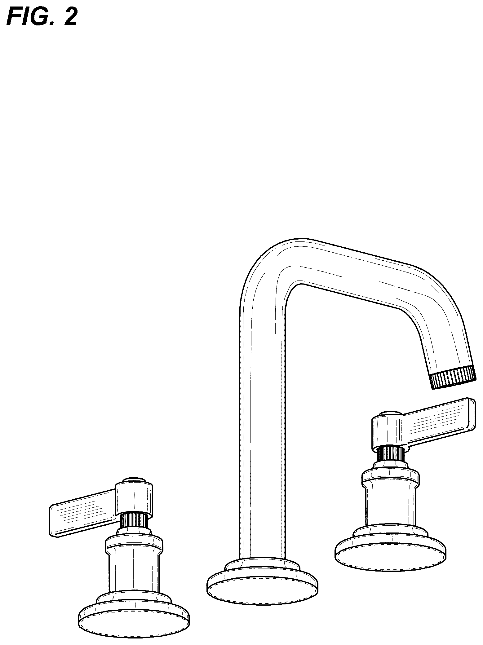 Patent USD1078941 Figure 2 – Faucet