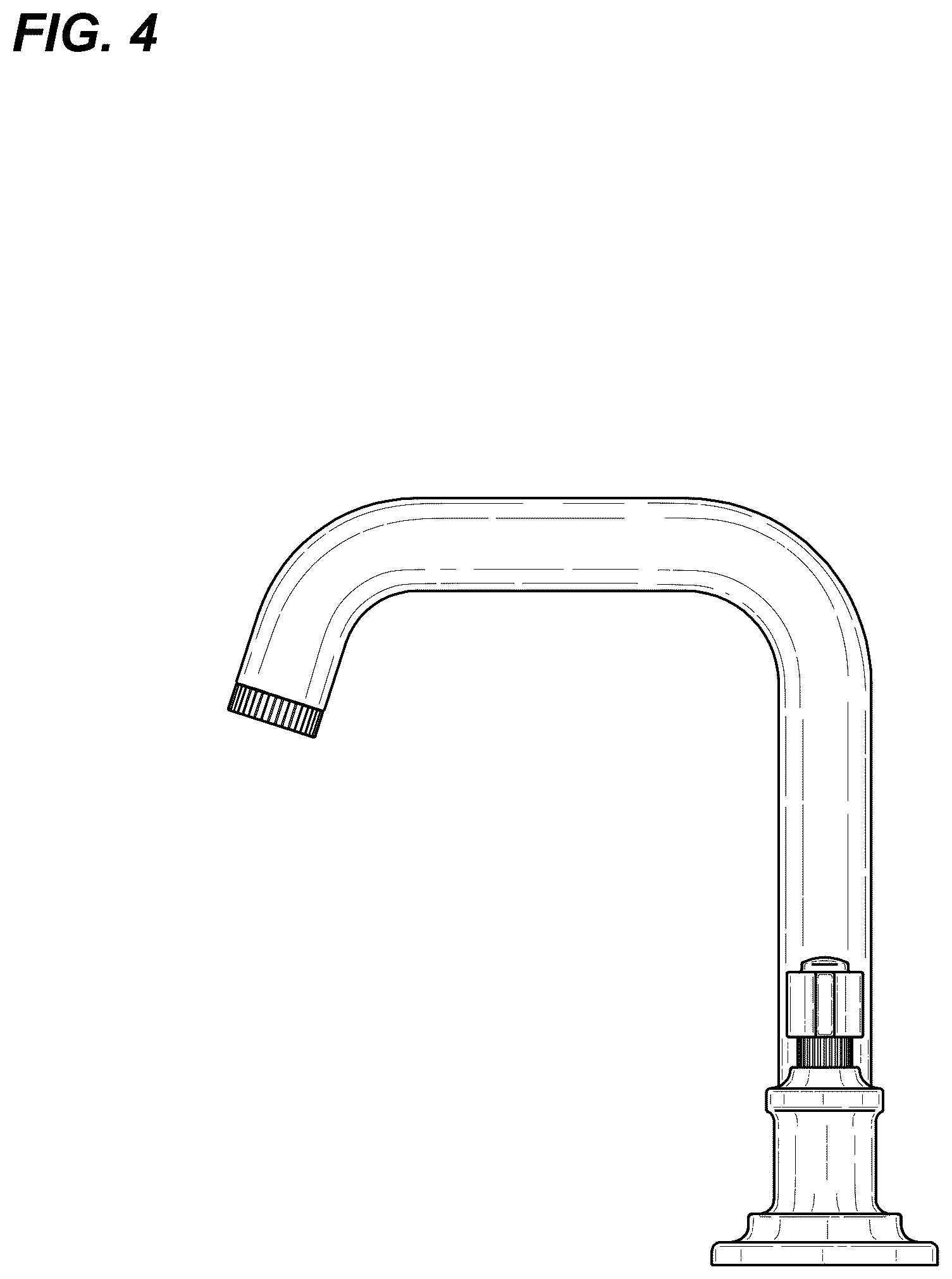 Patent USD1078941 Figure 4 – Faucet