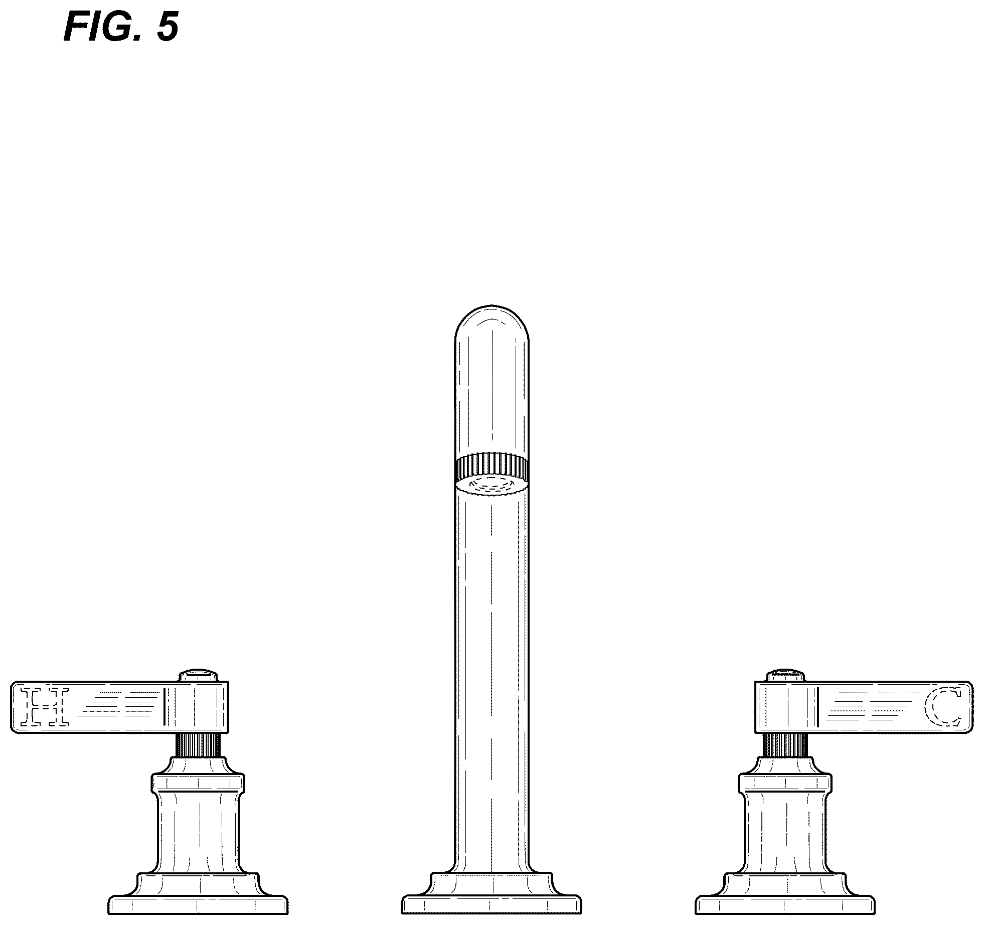 Patent USD1078941 Figure 5 – Faucet
