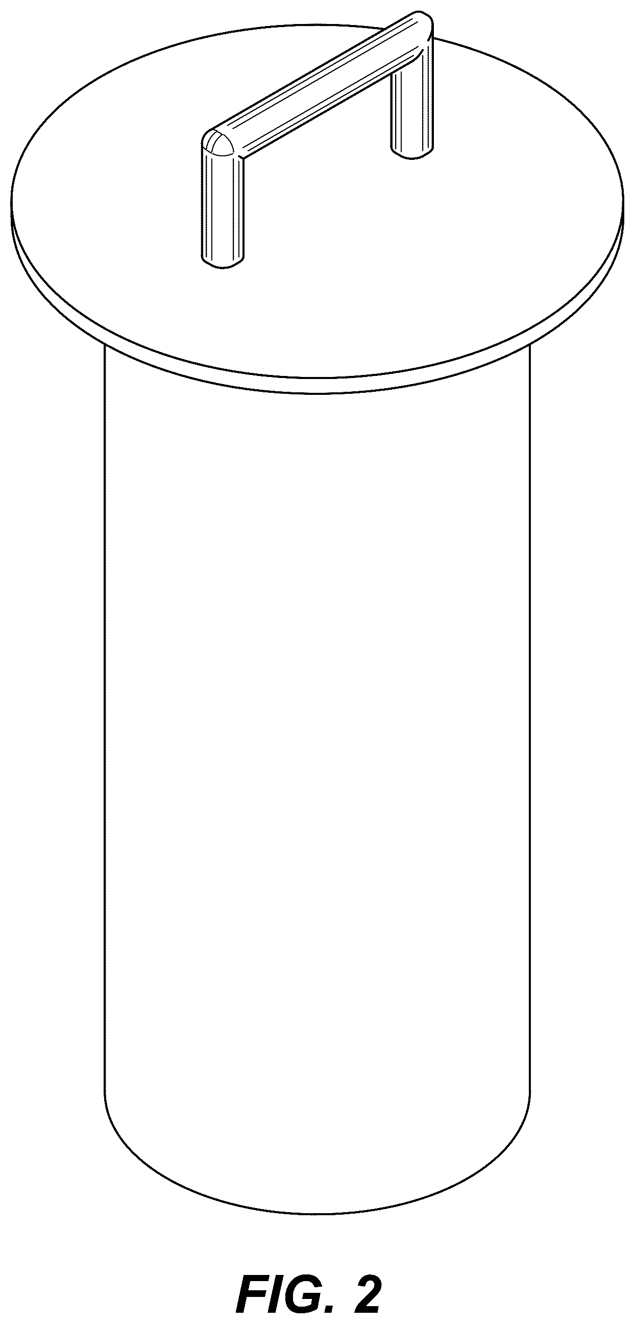 Patent USD1078944 Figure 2 – Block-off insert for hydraulic fracturing filter housing