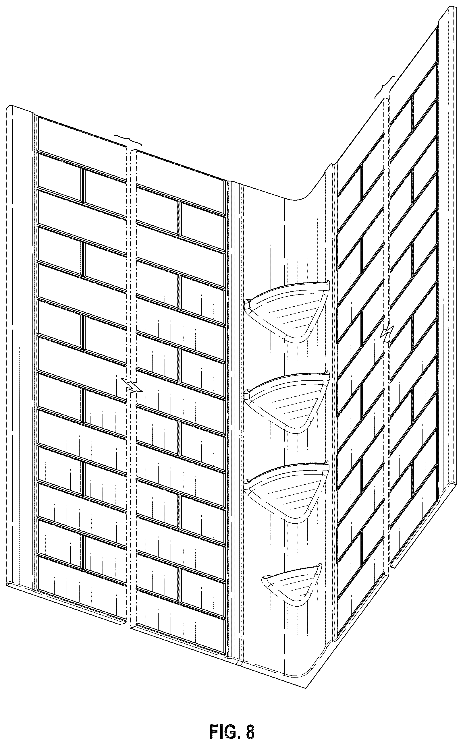 Patent USD1078954 Figure 7 – Shower enclosure