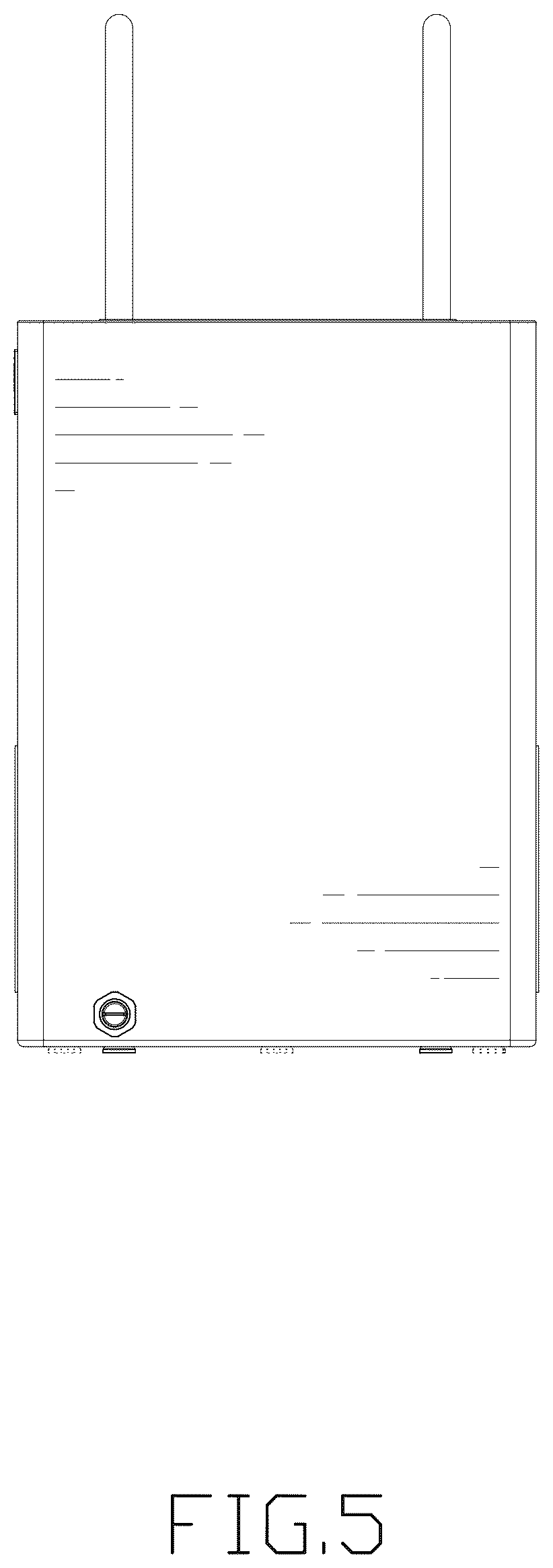 Patent USD1078956 Figure 5 – Bathtub