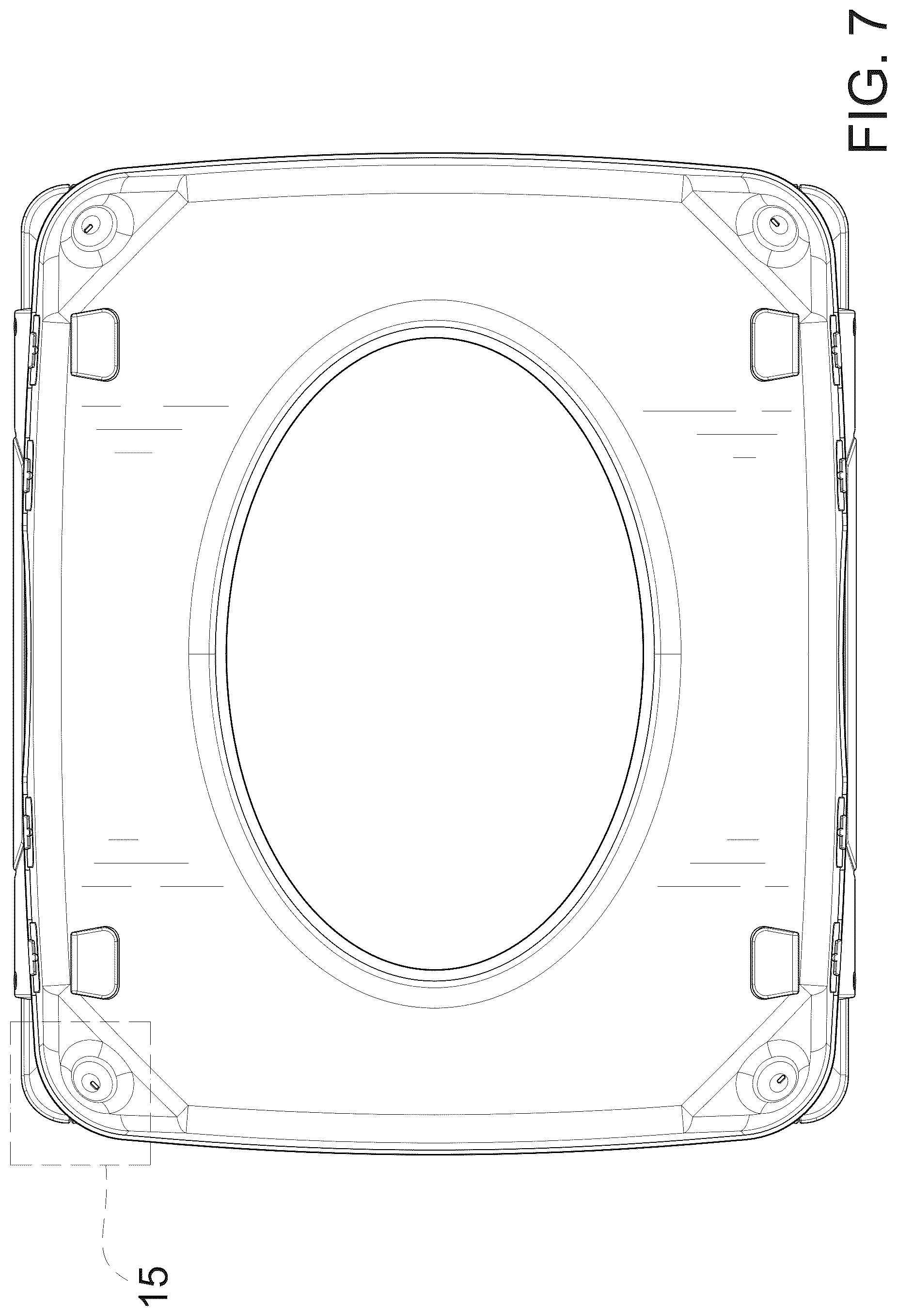 Patent USD1078959 Figure 7 – Toilet