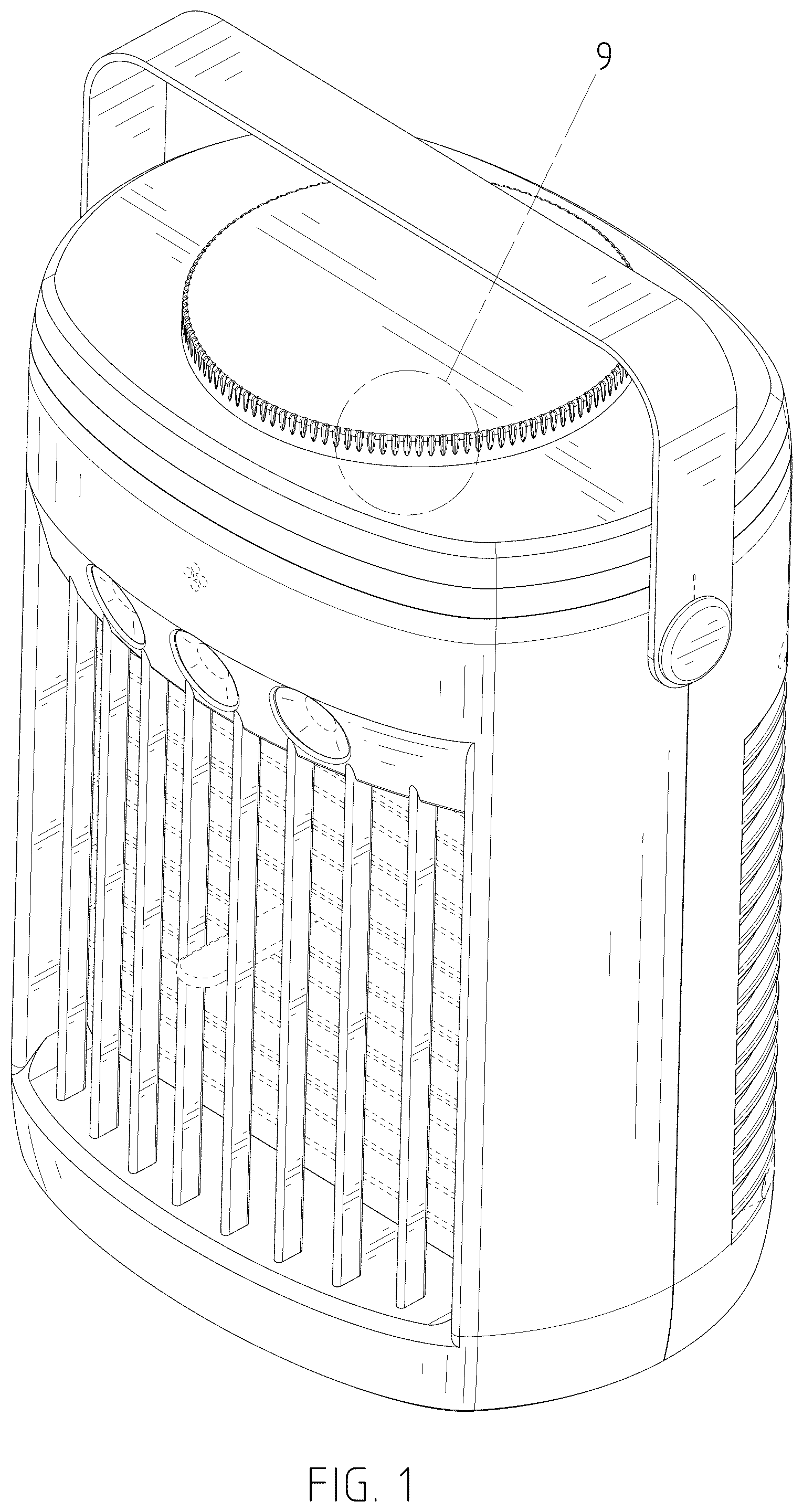 Patent USD1078963 Figure 1 – Cooling fan