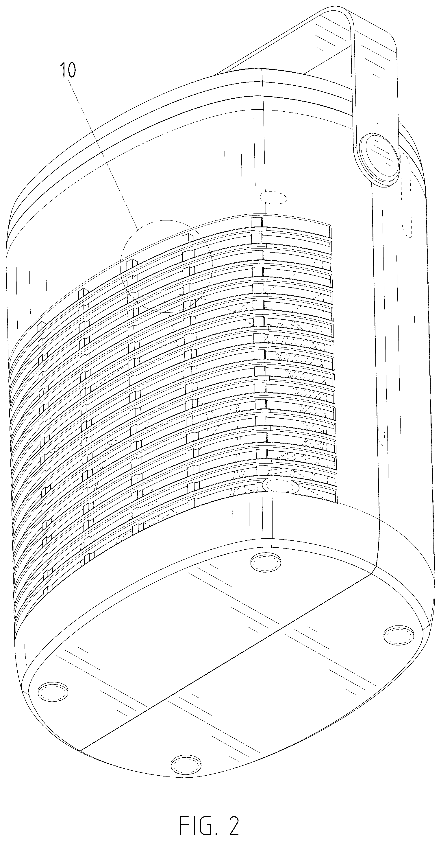 Patent USD1078963 Figure 2 – Cooling fan