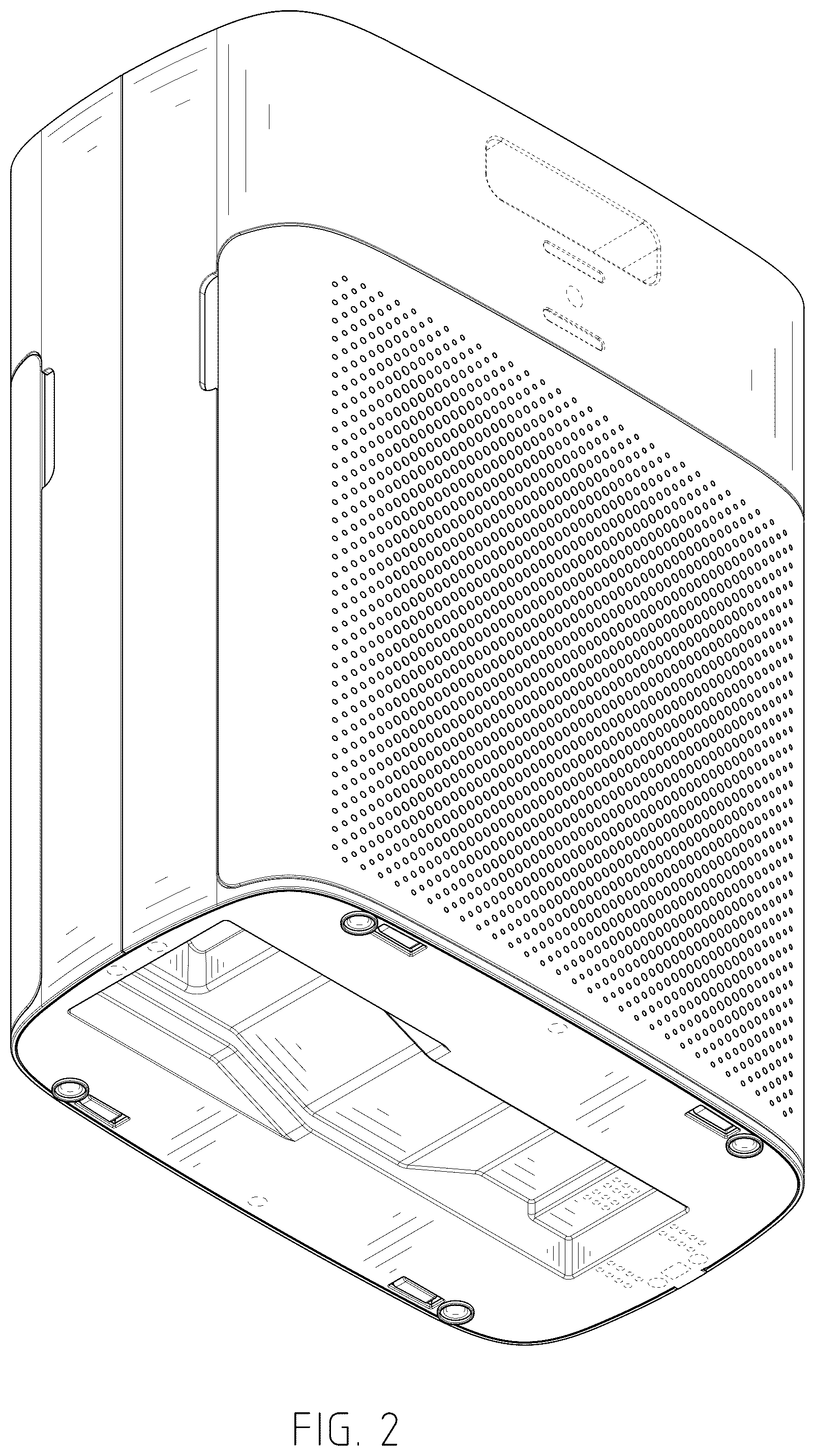 Patent USD1078968 Figure 2 – Air purifier