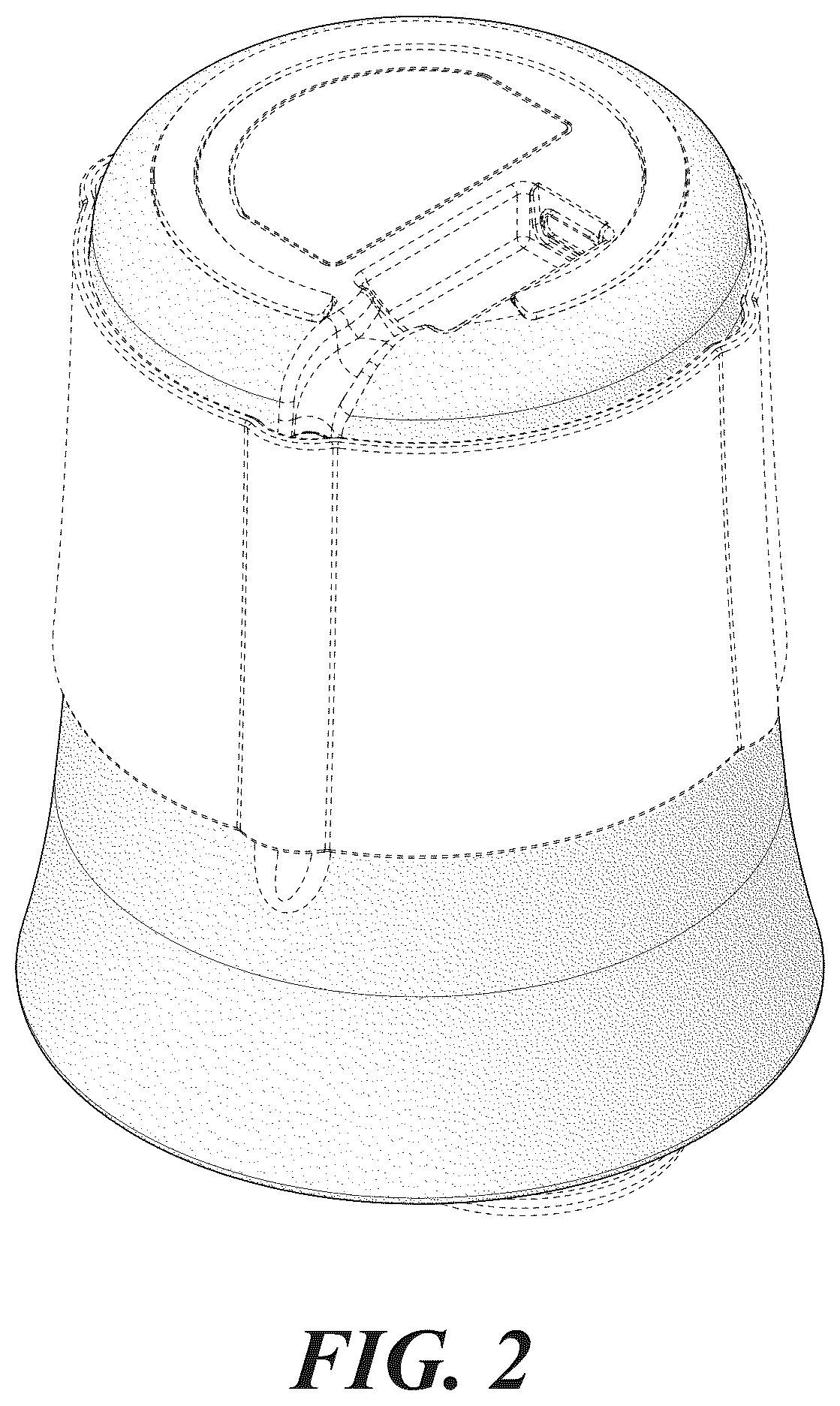 Patent USD1078970 Figure 2 – Air treatment appliance