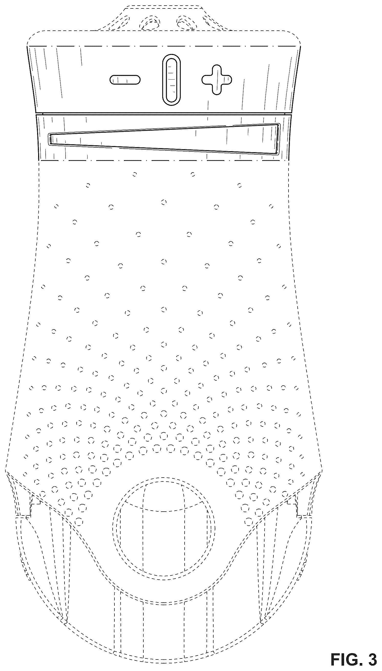 Patent USD1078973 Figure 3 – Dispenser