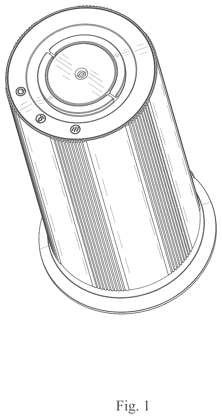 Patent USD1078976 Figure 1 – Aroma nebulizing diffuser