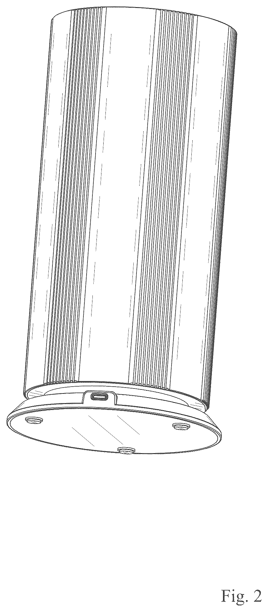 Patent USD1078976 Figure 2 – Aroma nebulizing diffuser