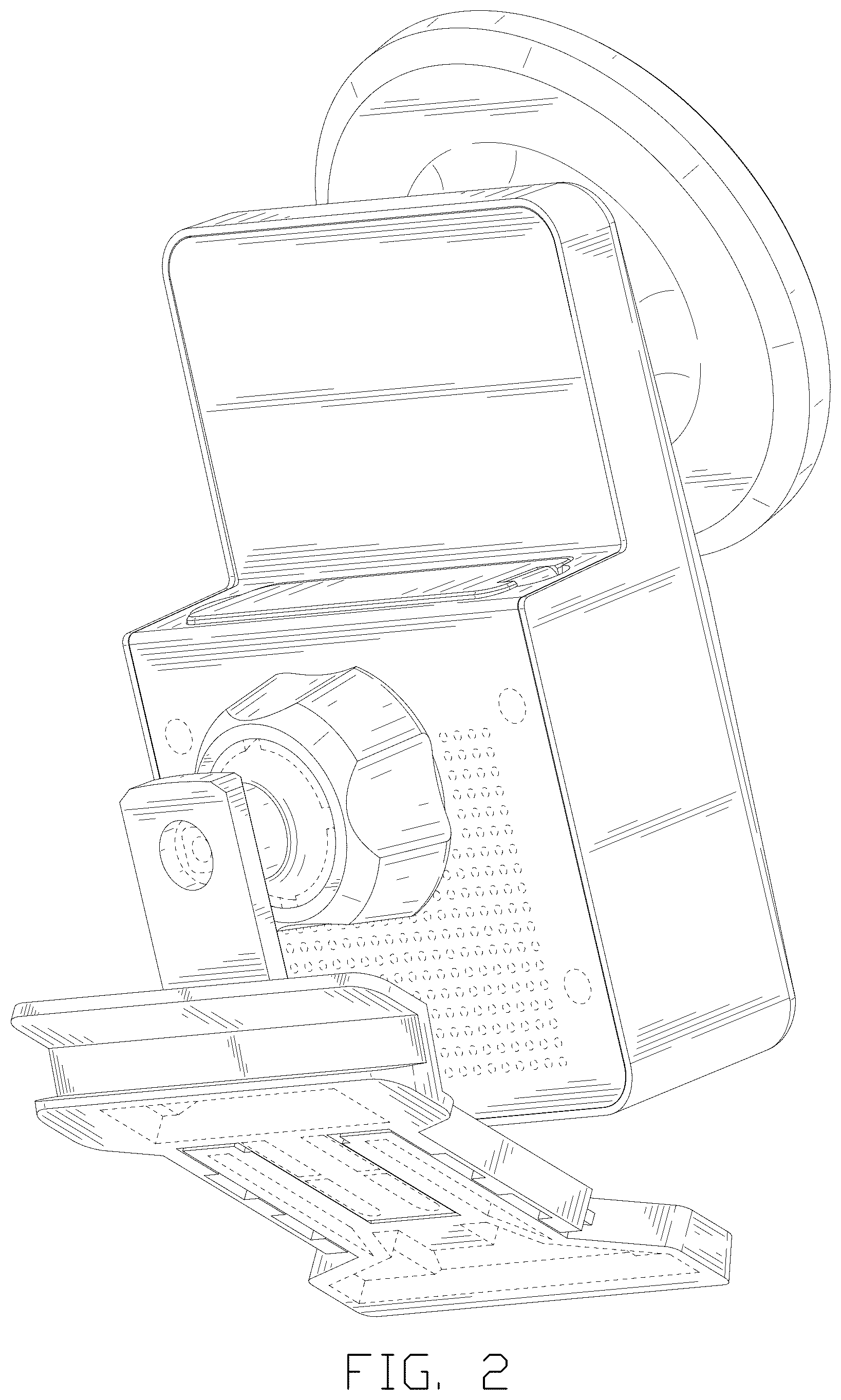 Patent USD1078977 — Combined car aroma diffuser and phone holder — Figure 1