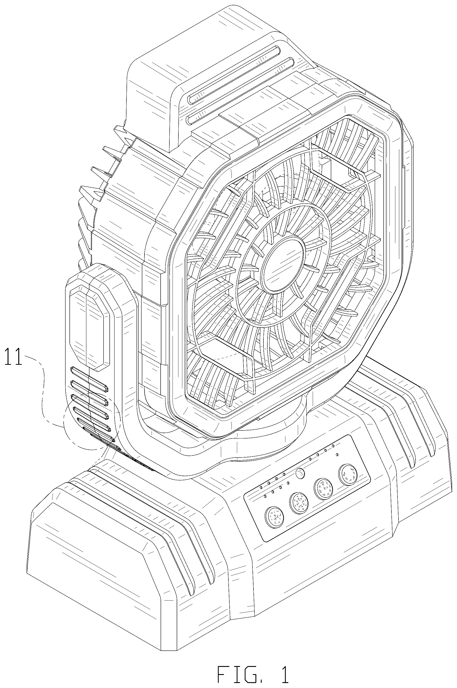 Patent USD1078978 Figure 1 – Fan