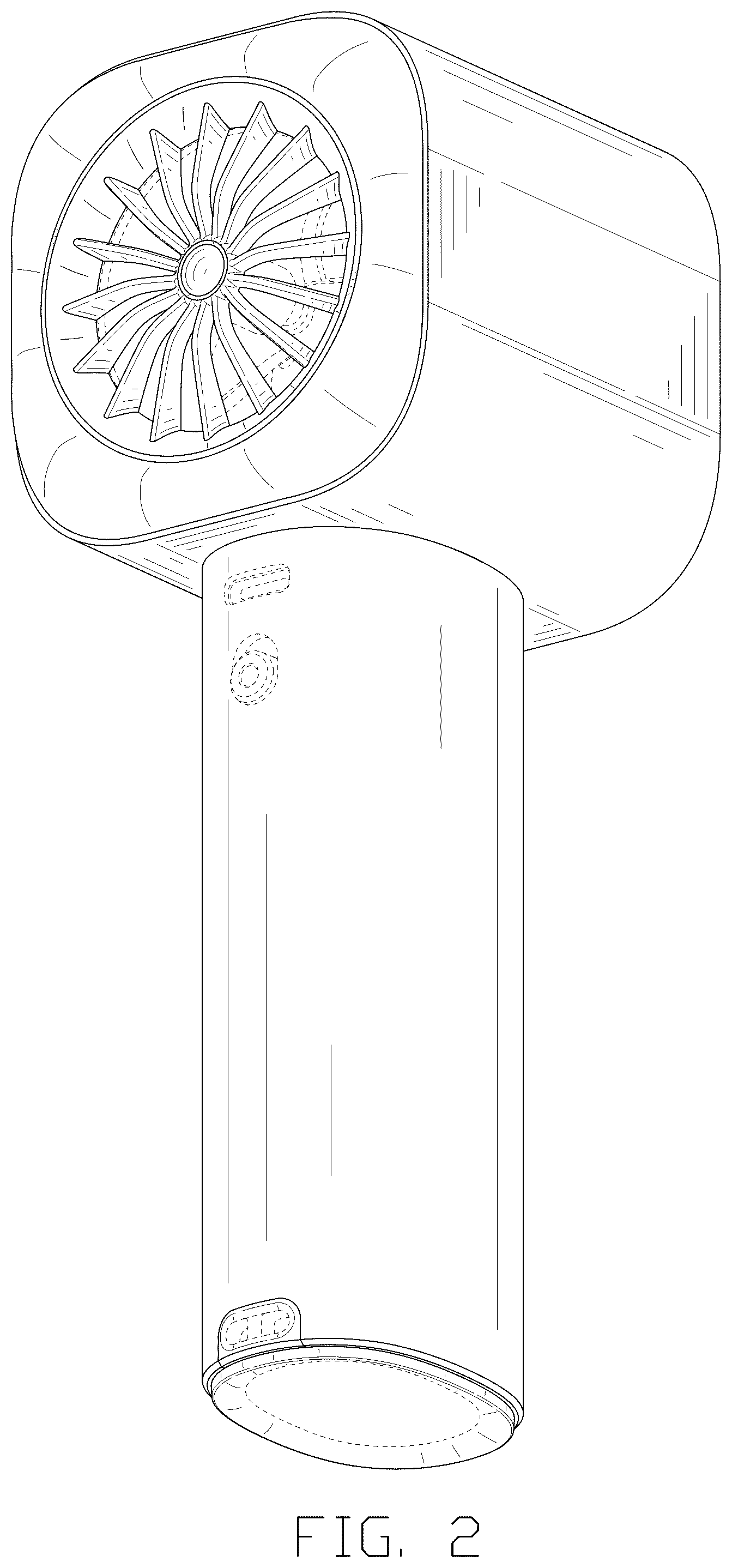 Patent USD1078979 Figure 2 – Portable fan