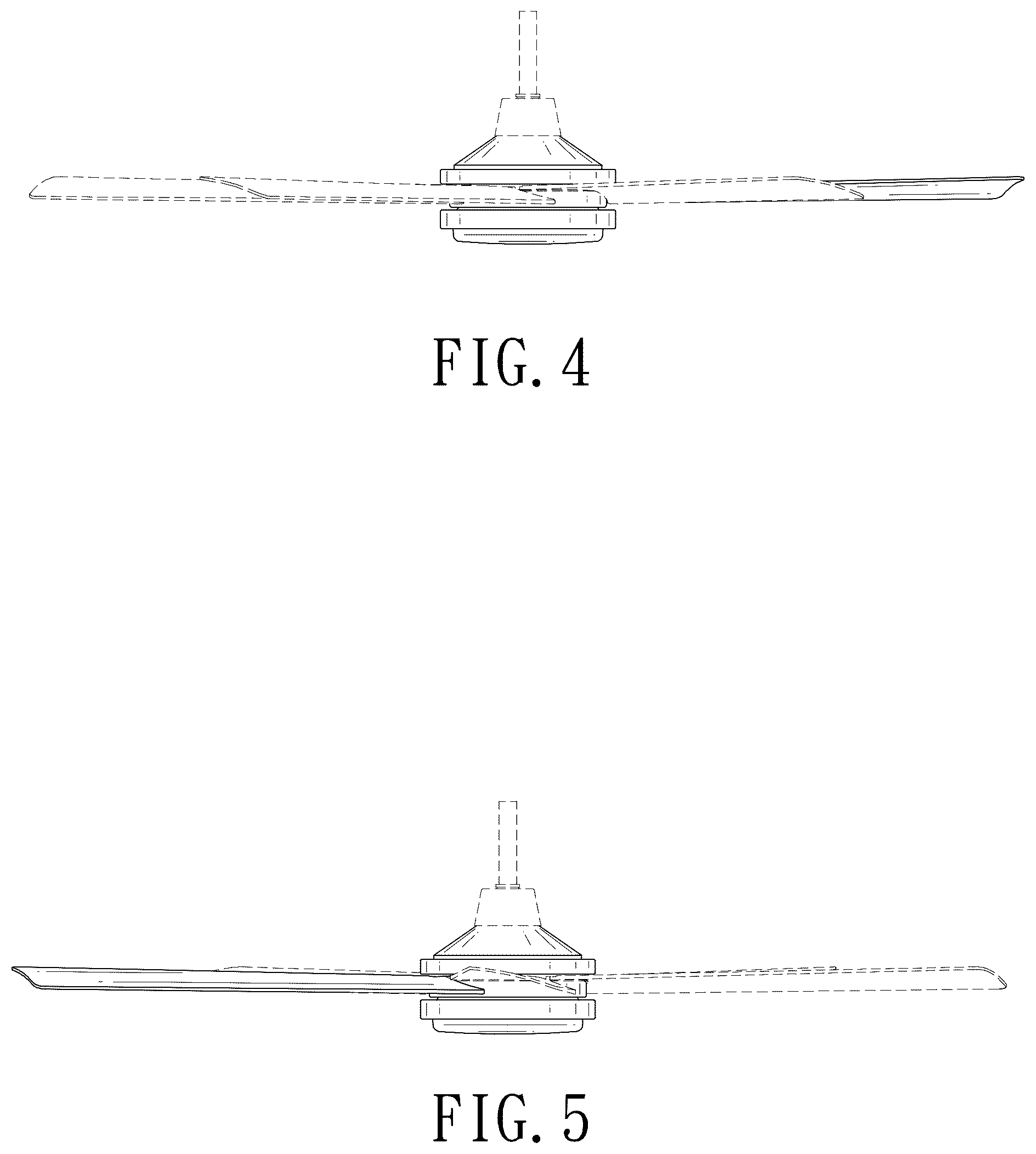 Patent USD1078981 Figure 3 – Ceiling fan