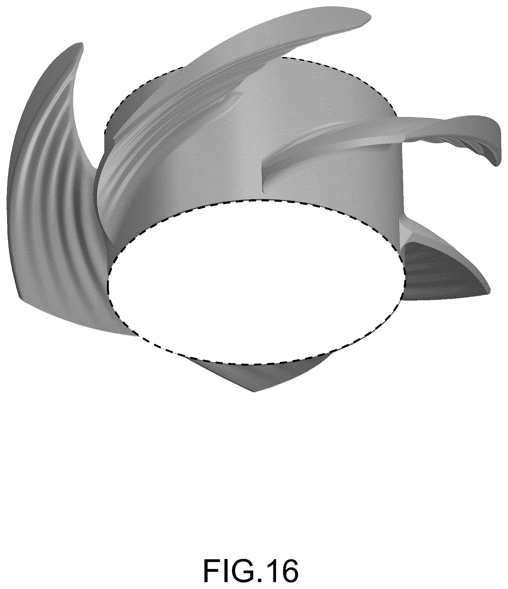 Patent USD1078985 Figure 16 – Fan blade