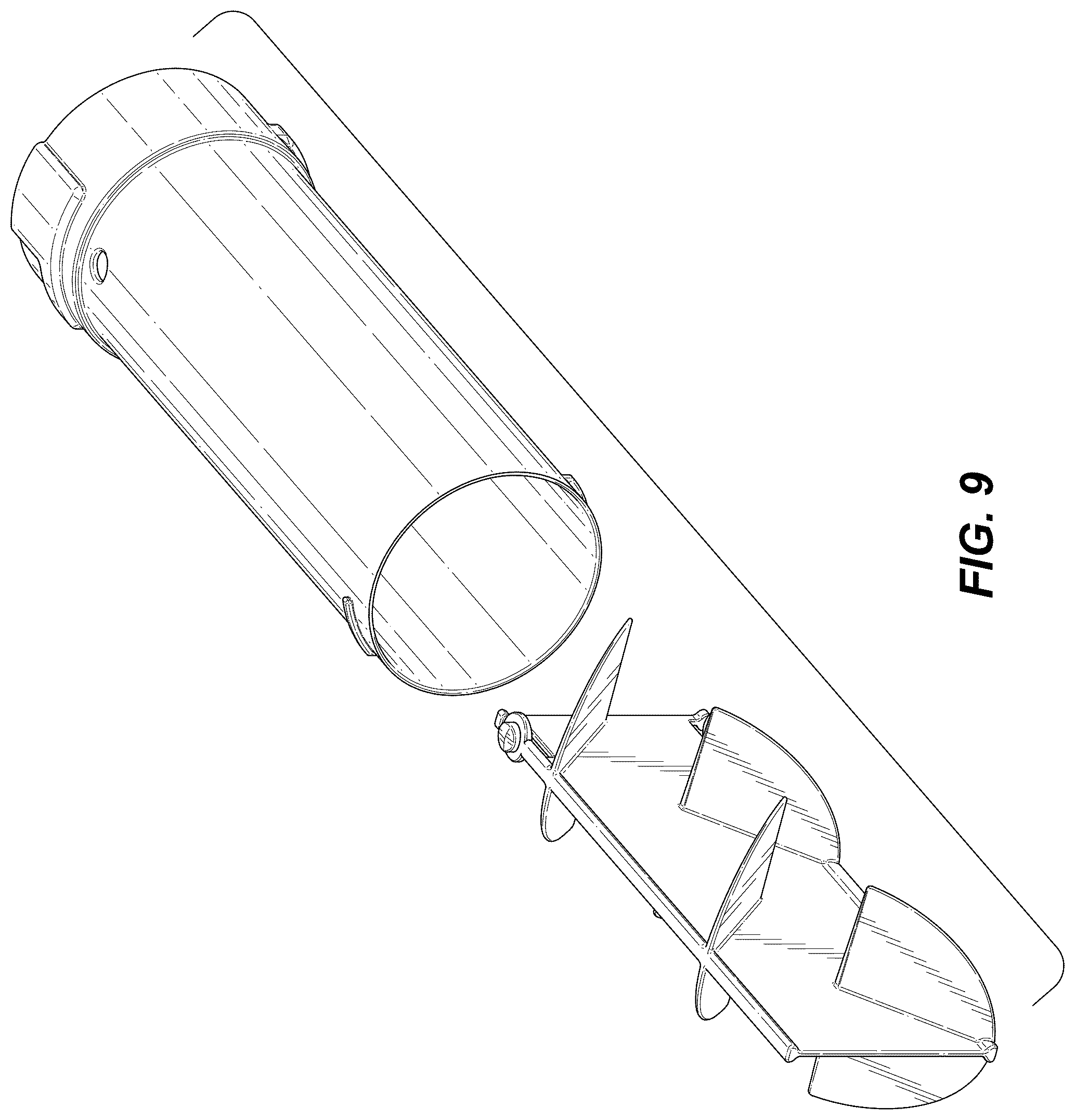 Patent USD1078989 Figure 6 – Particle size and wetness reducing device