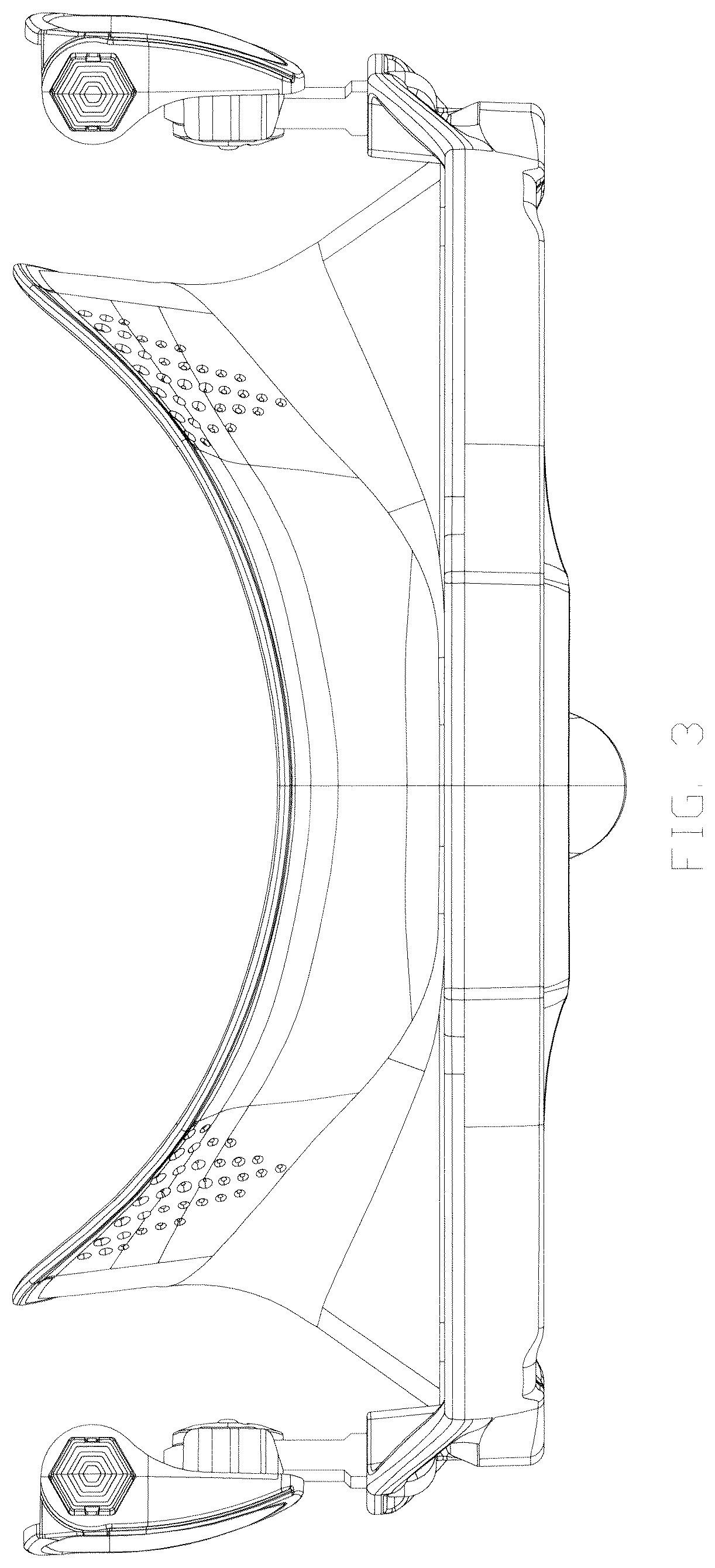 Patent USD1078991 Figure 3 – Snorkel mask