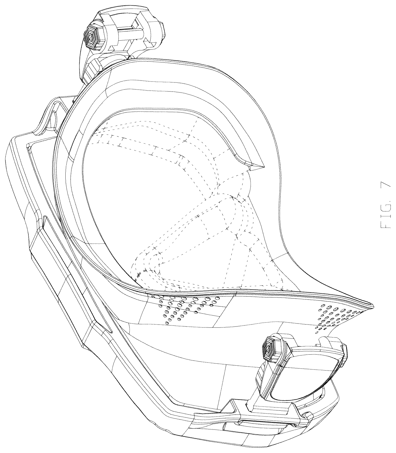 Patent USD1078991 Figure 7 – Snorkel mask