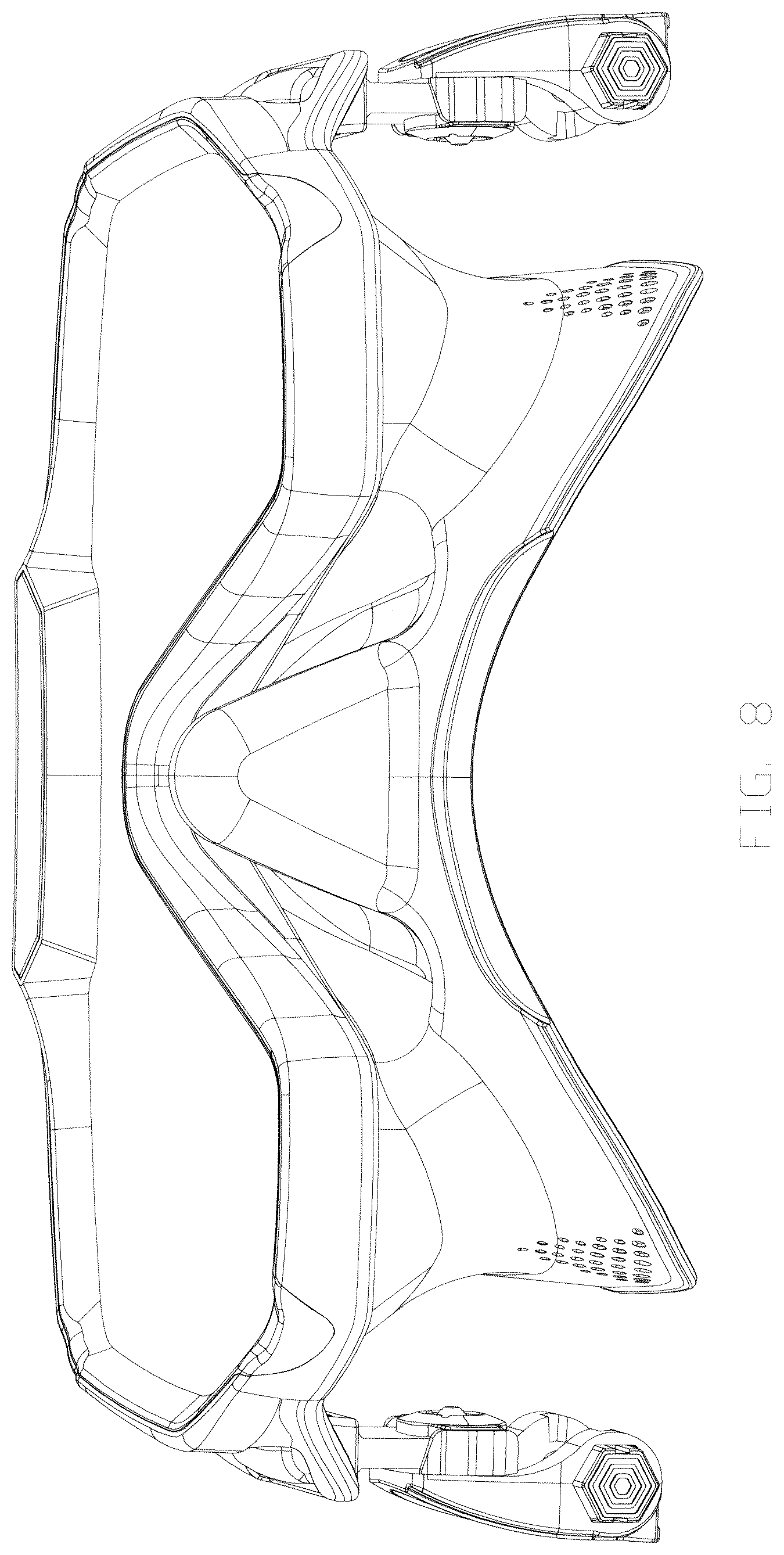 Patent USD1078991 Figure 8 – Snorkel mask