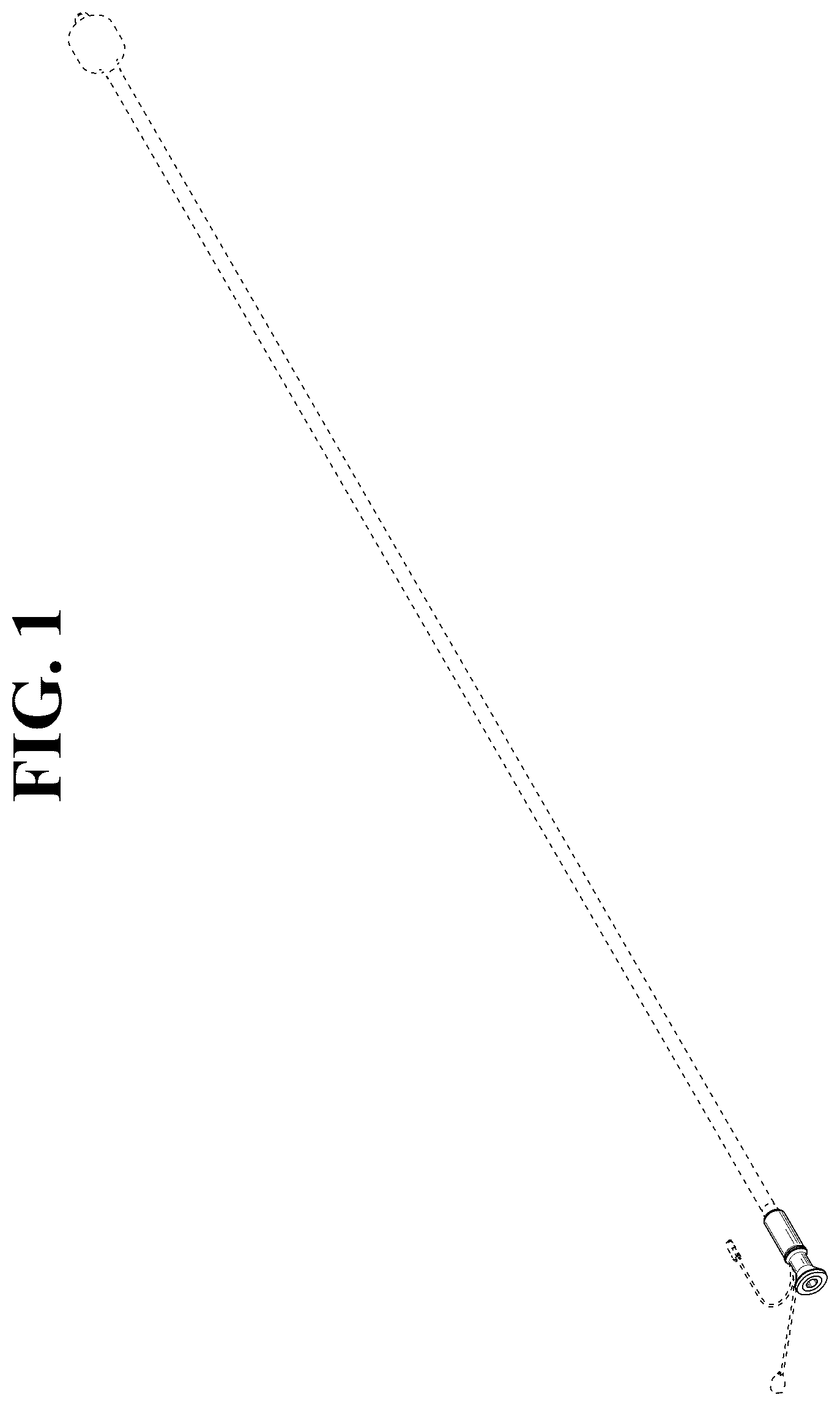 Patent USD1079000 Figure 1 – Insertion assisting tool for endoscope