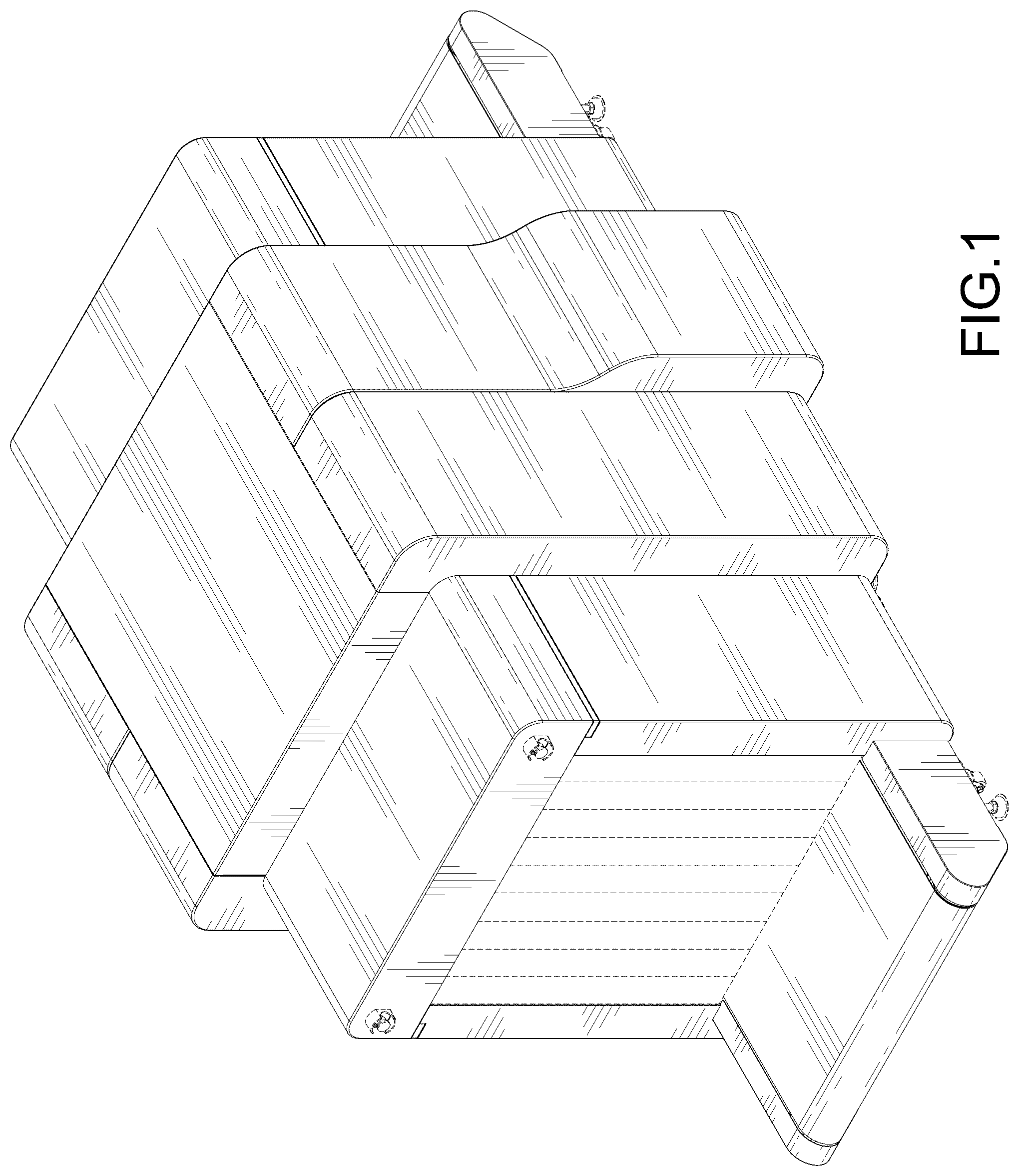 Patent USD1079007 Figure 1 – X-ray security machine