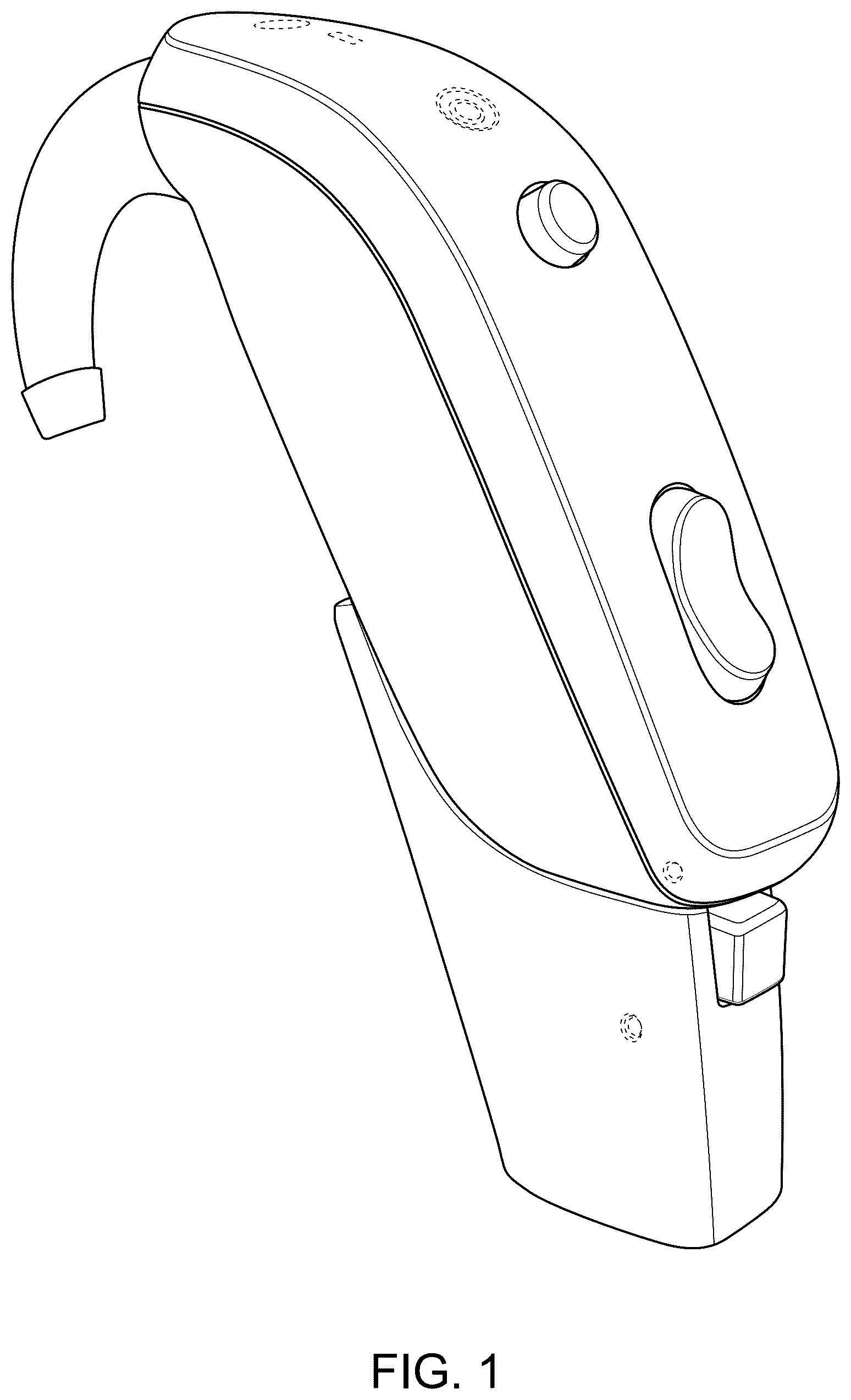 Patent USD1079012 — Hearing aid — Figure 1