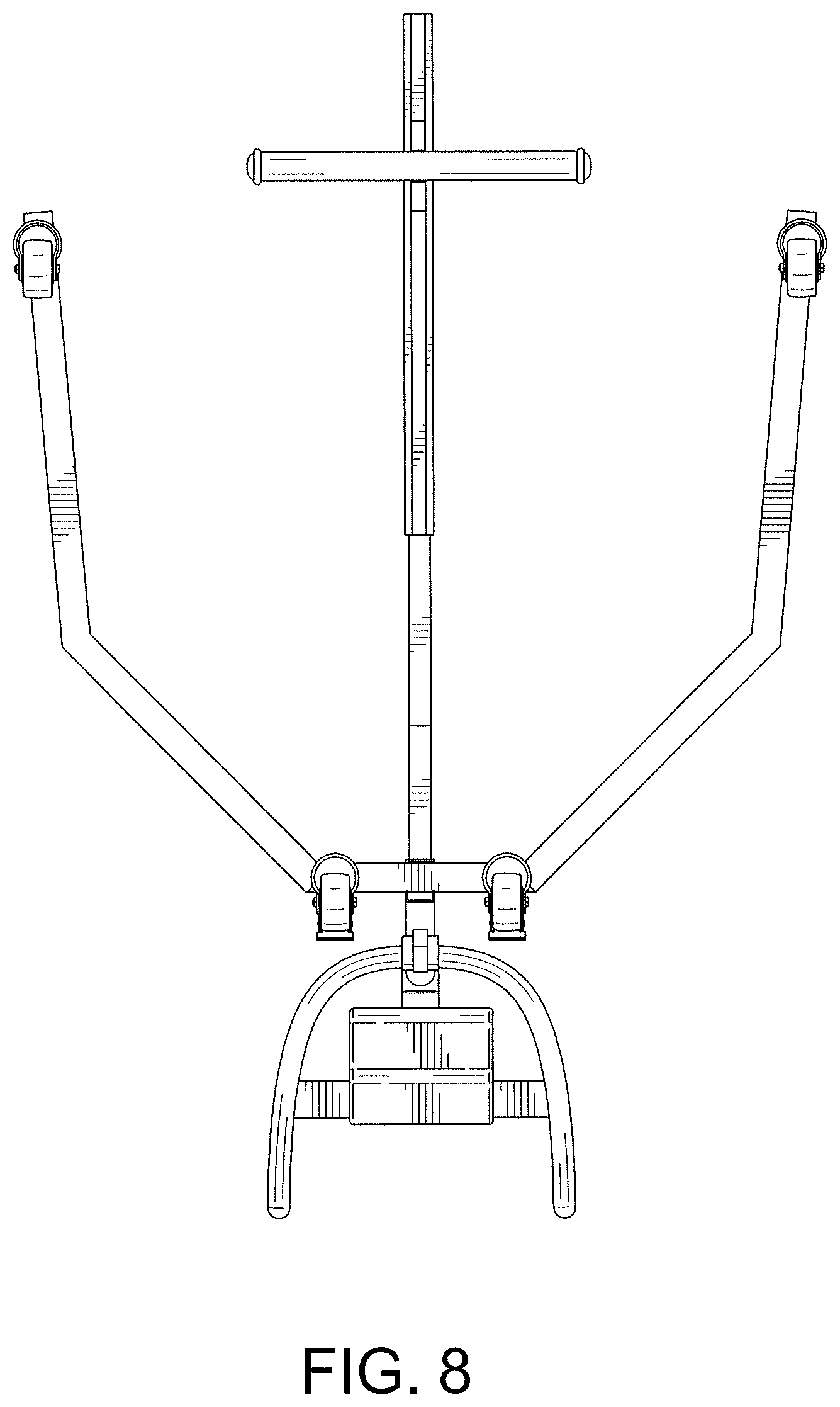 Patent USD1079015 Figure 8 – Patient lift