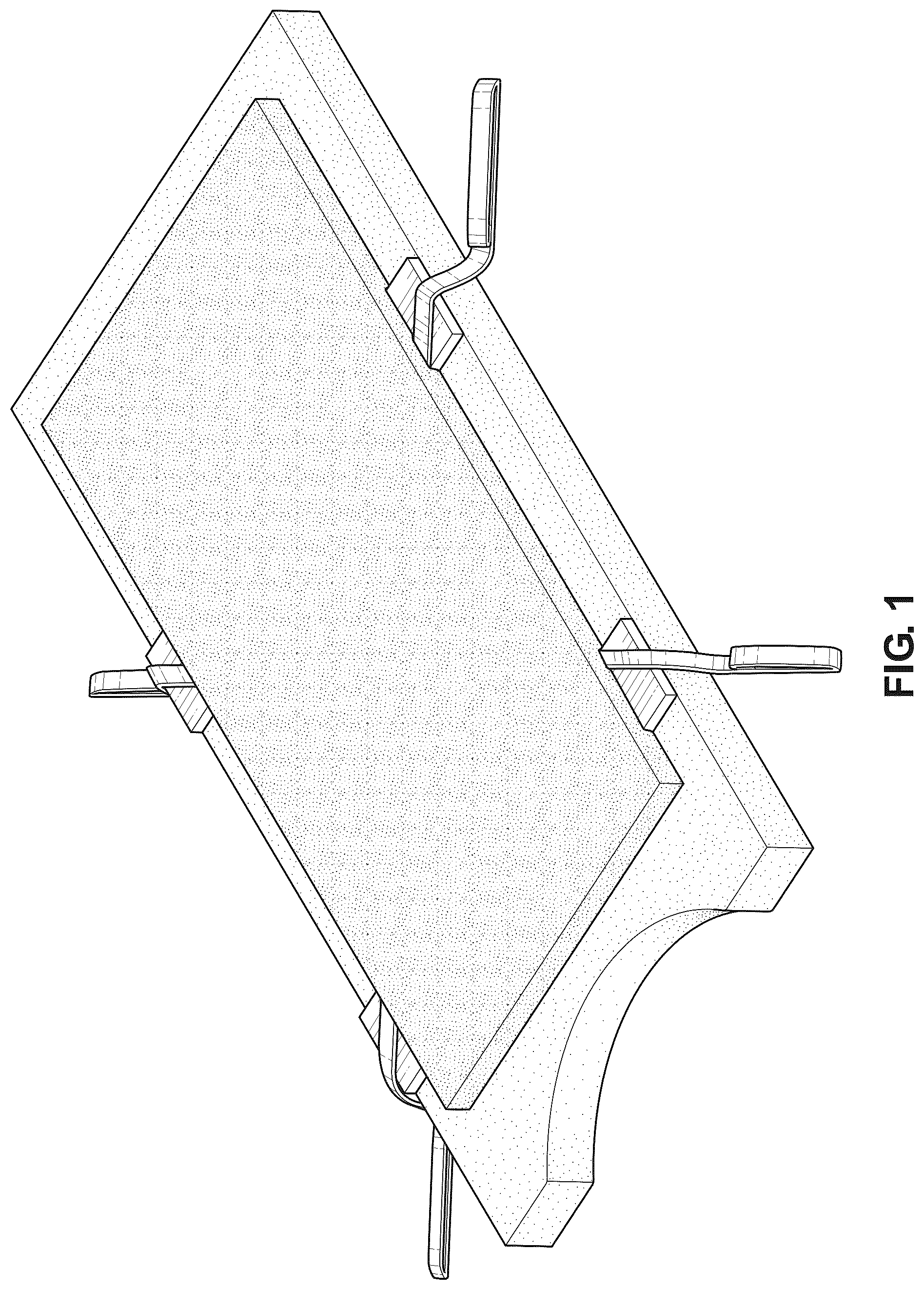 Patent USD1079018 Figure 1 – Patient pad