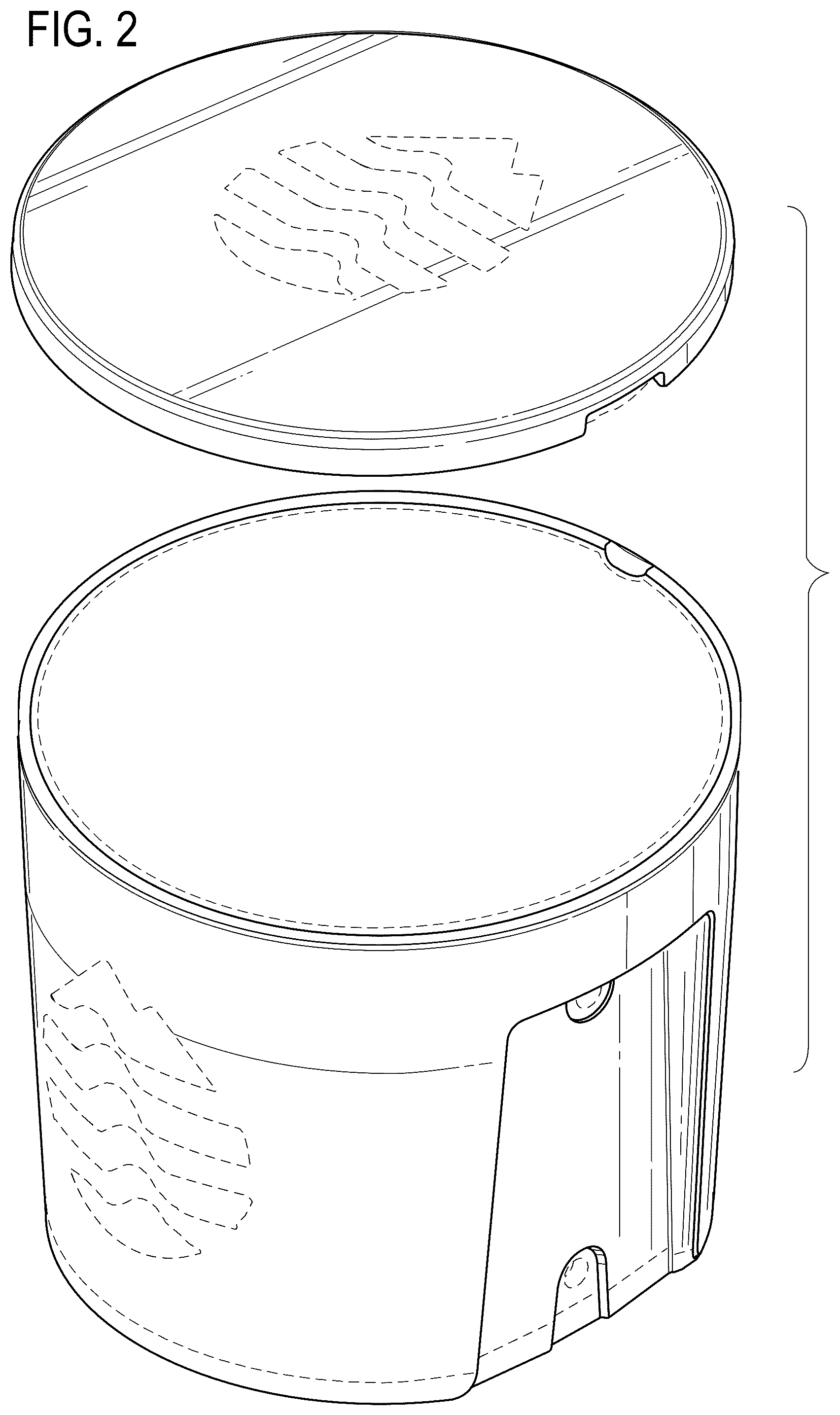 Patent USD1079034 Figure 2 – Therapeutic ice bath apparatus