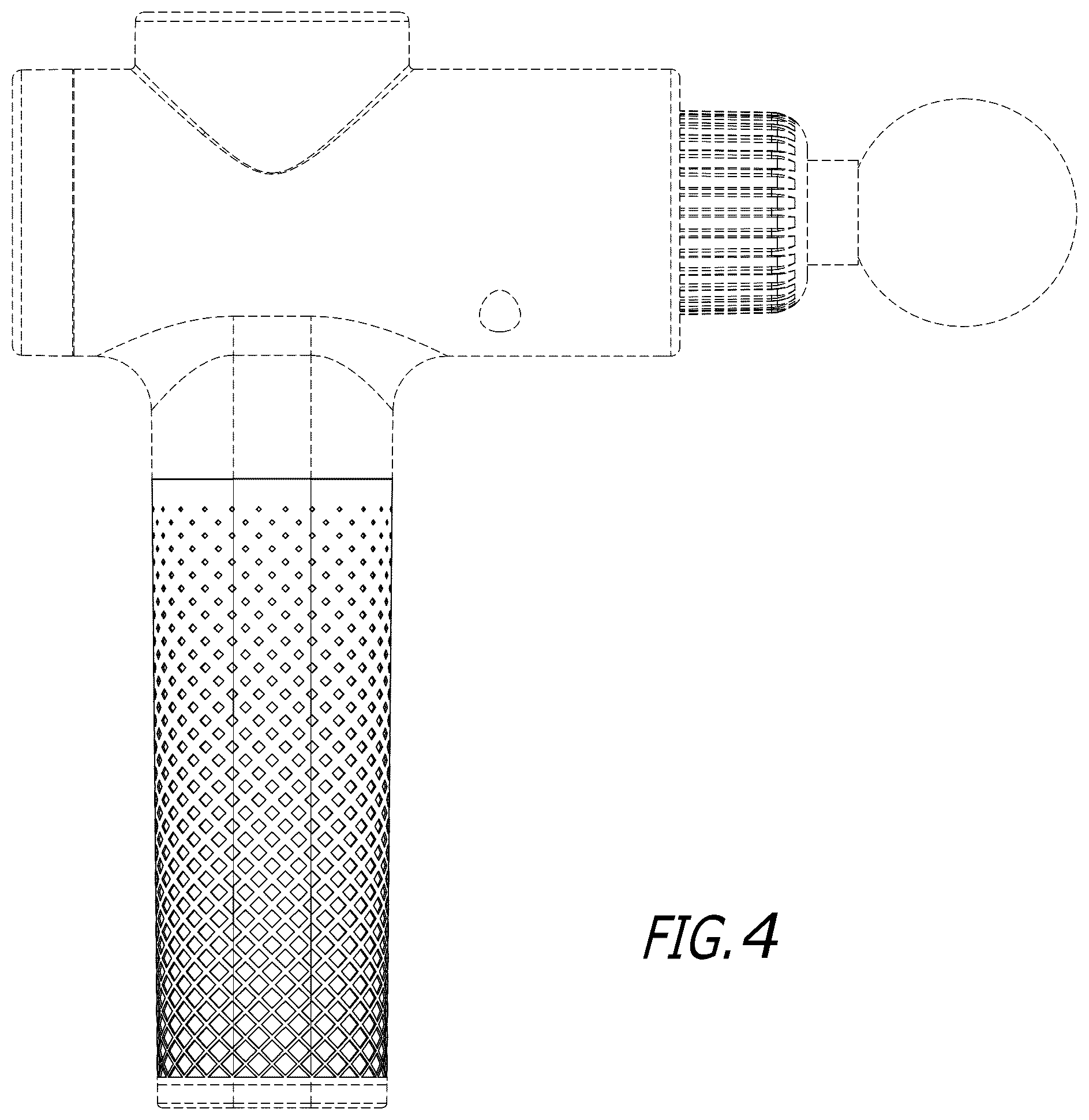 Patent USD1079038 Figure 4 – Percussion massager