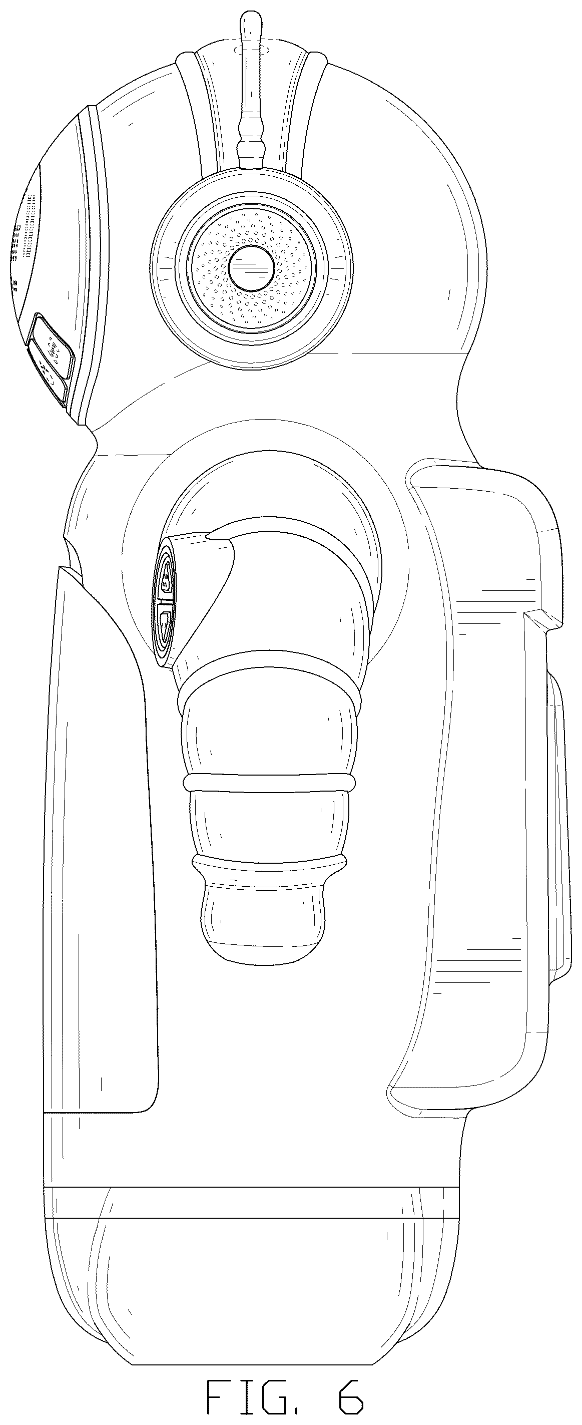 Patent USD1079040 Figure 6 – Massage device