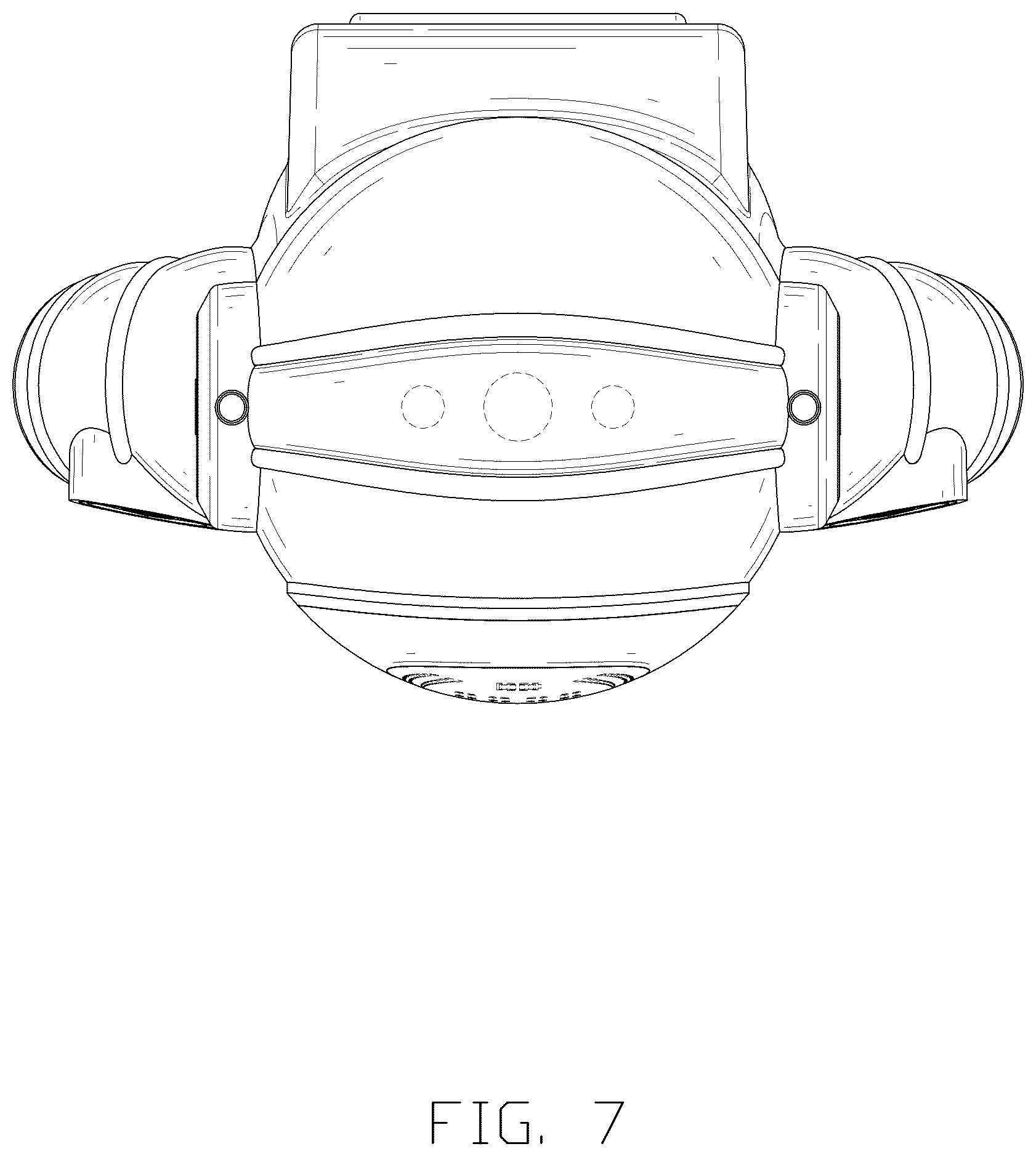 Patent USD1079040 Figure 7 – Massage device
