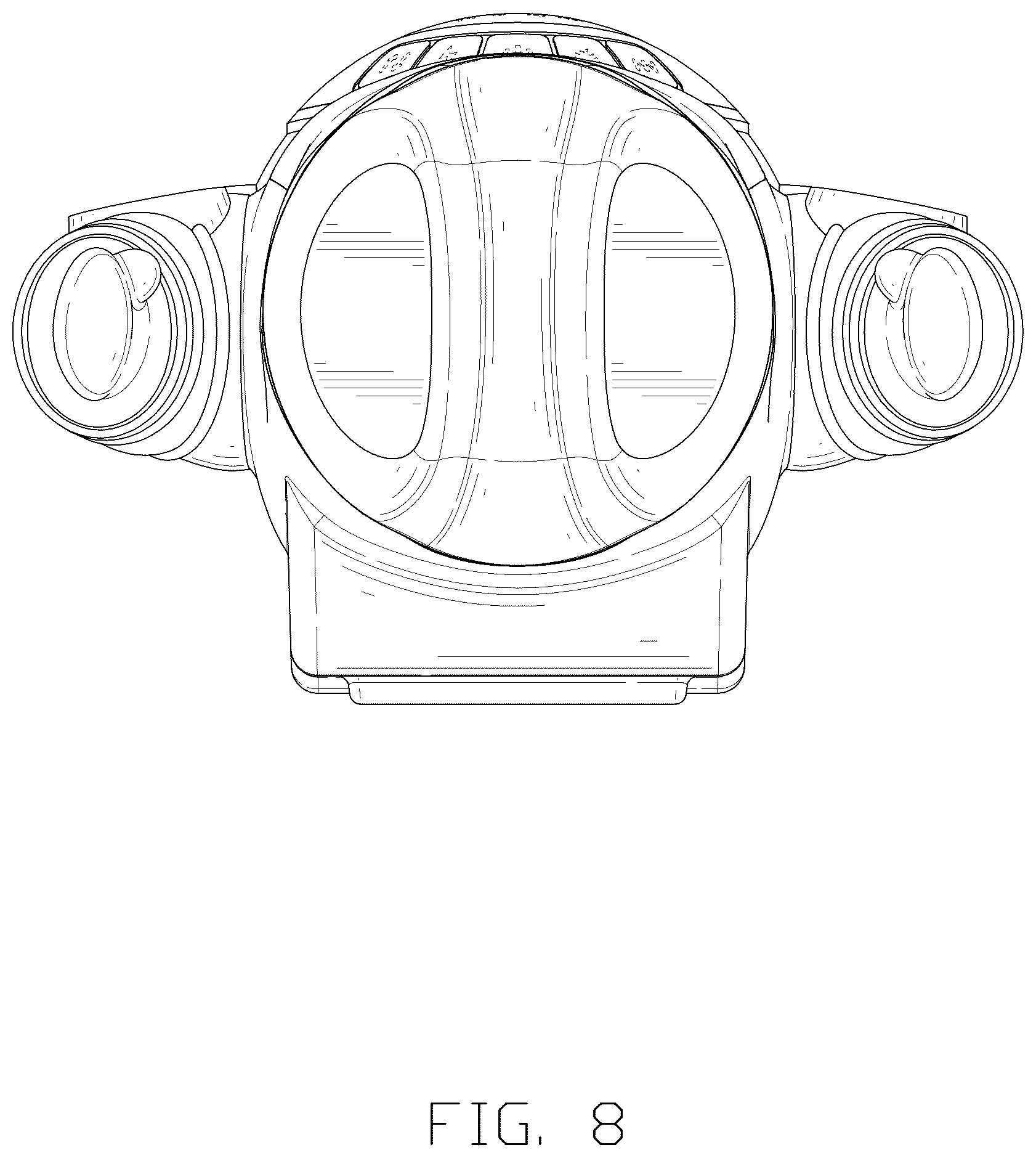 Patent USD1079040 Figure 8 – Massage device