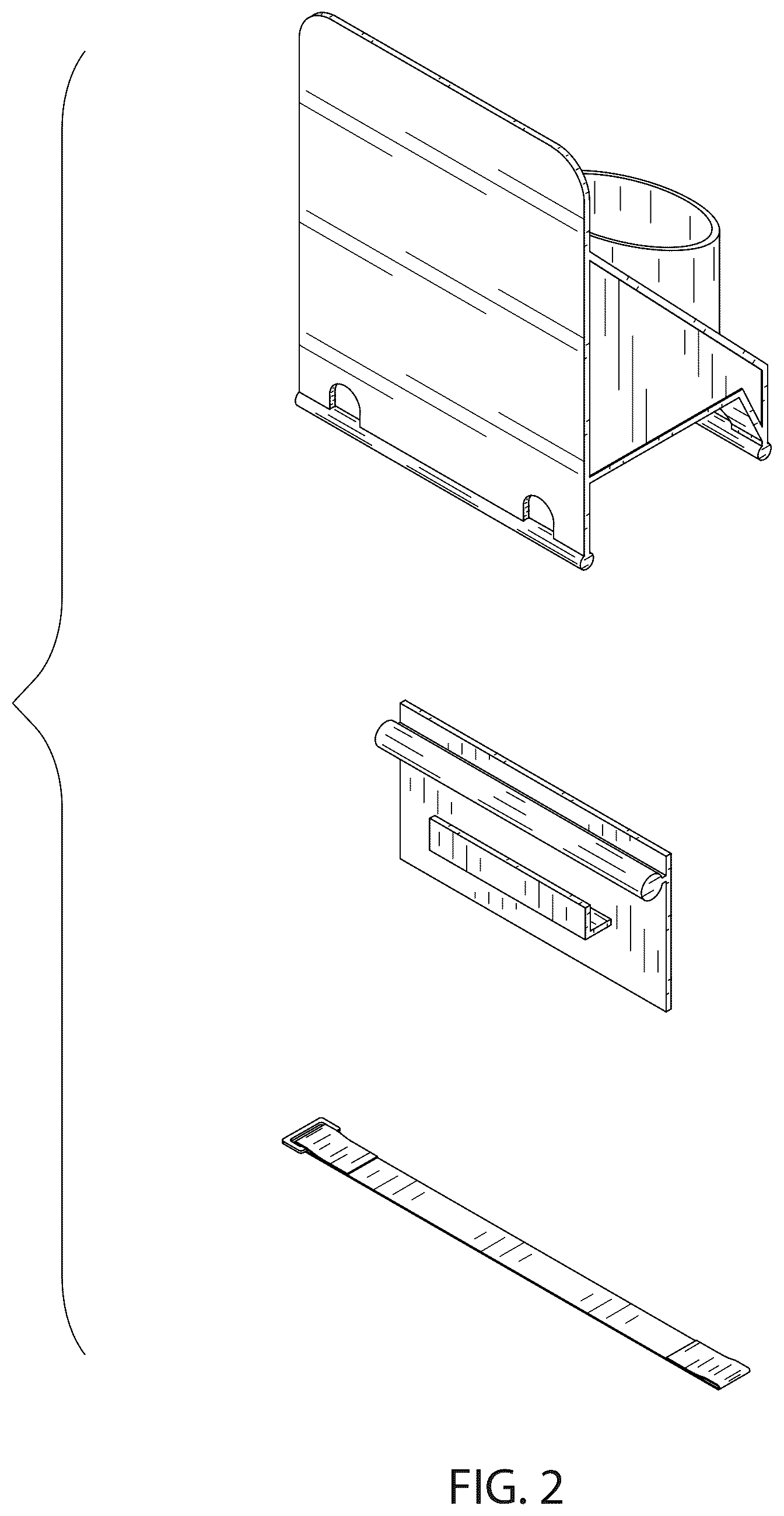 Patent USD1079060 Figure 2 – Ladder topper set