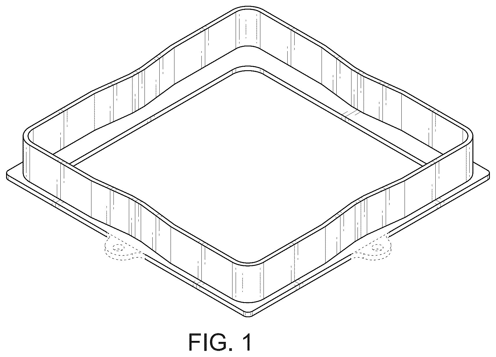 Patent USD1079062 Figure 1 – Column mounting plate