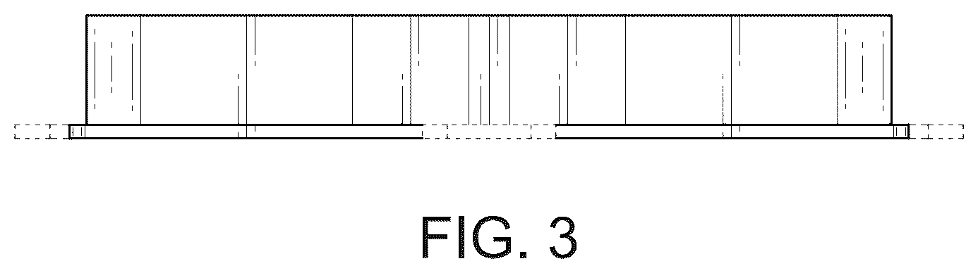 Patent USD1079062 Figure 3 – Column mounting plate