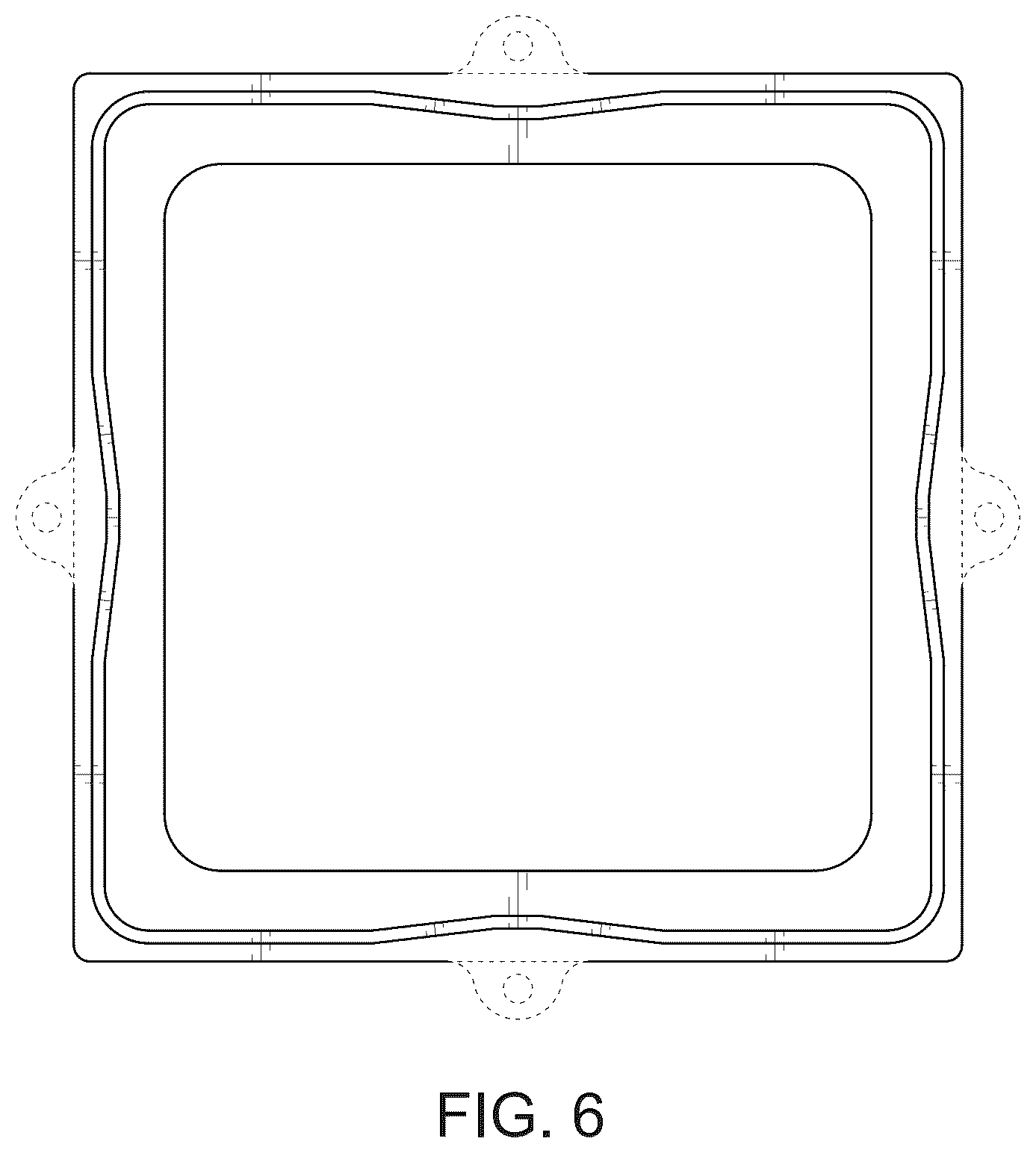 Patent USD1079062 Figure 6 – Column mounting plate