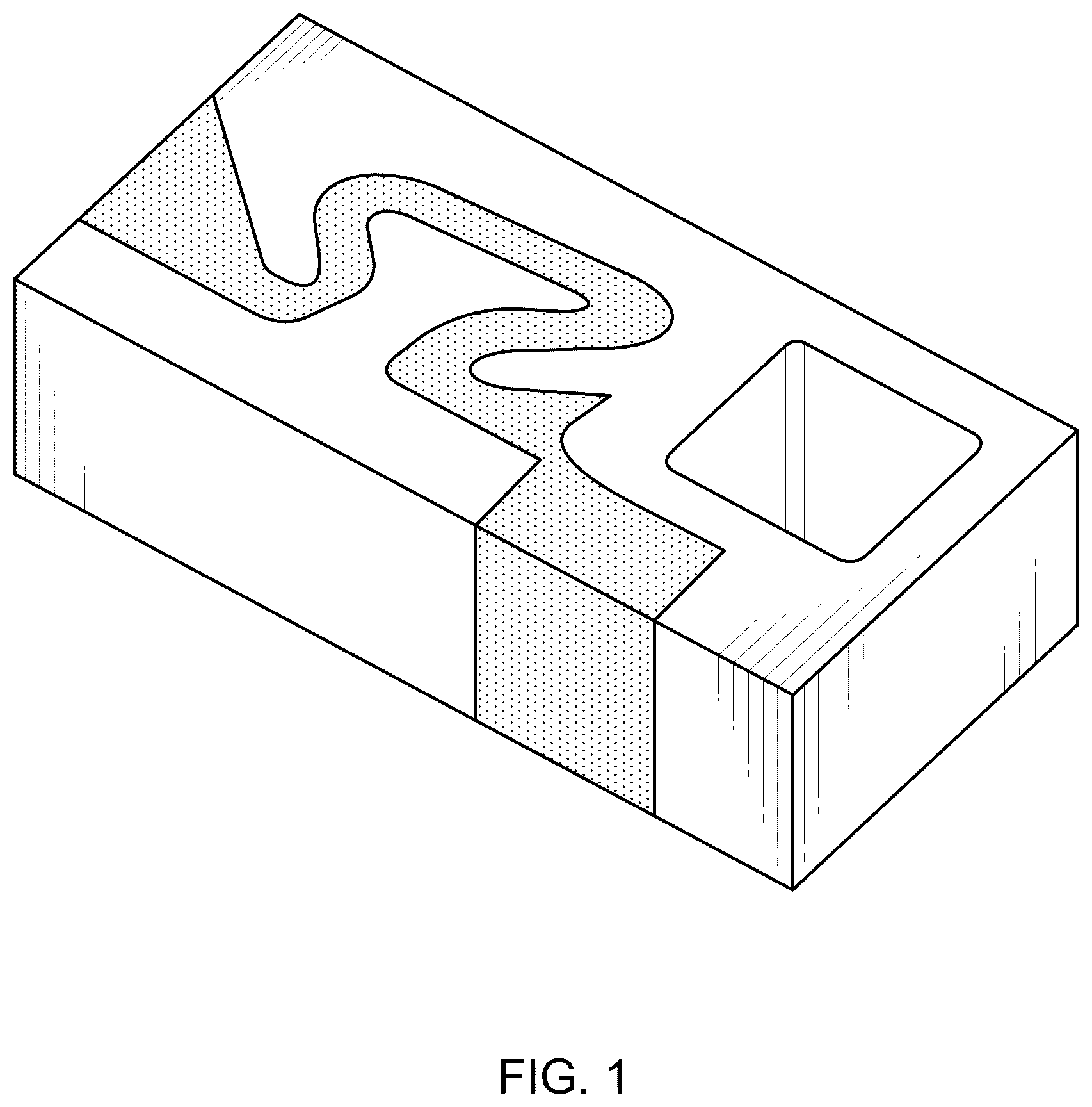 Patent USD1079065 Figure 1 – Insulated corner block