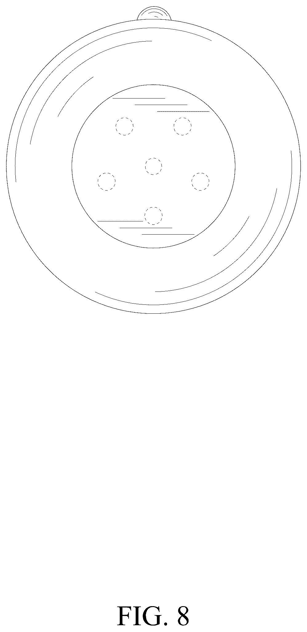Patent USD1079067 Figure 8 – Corn light
