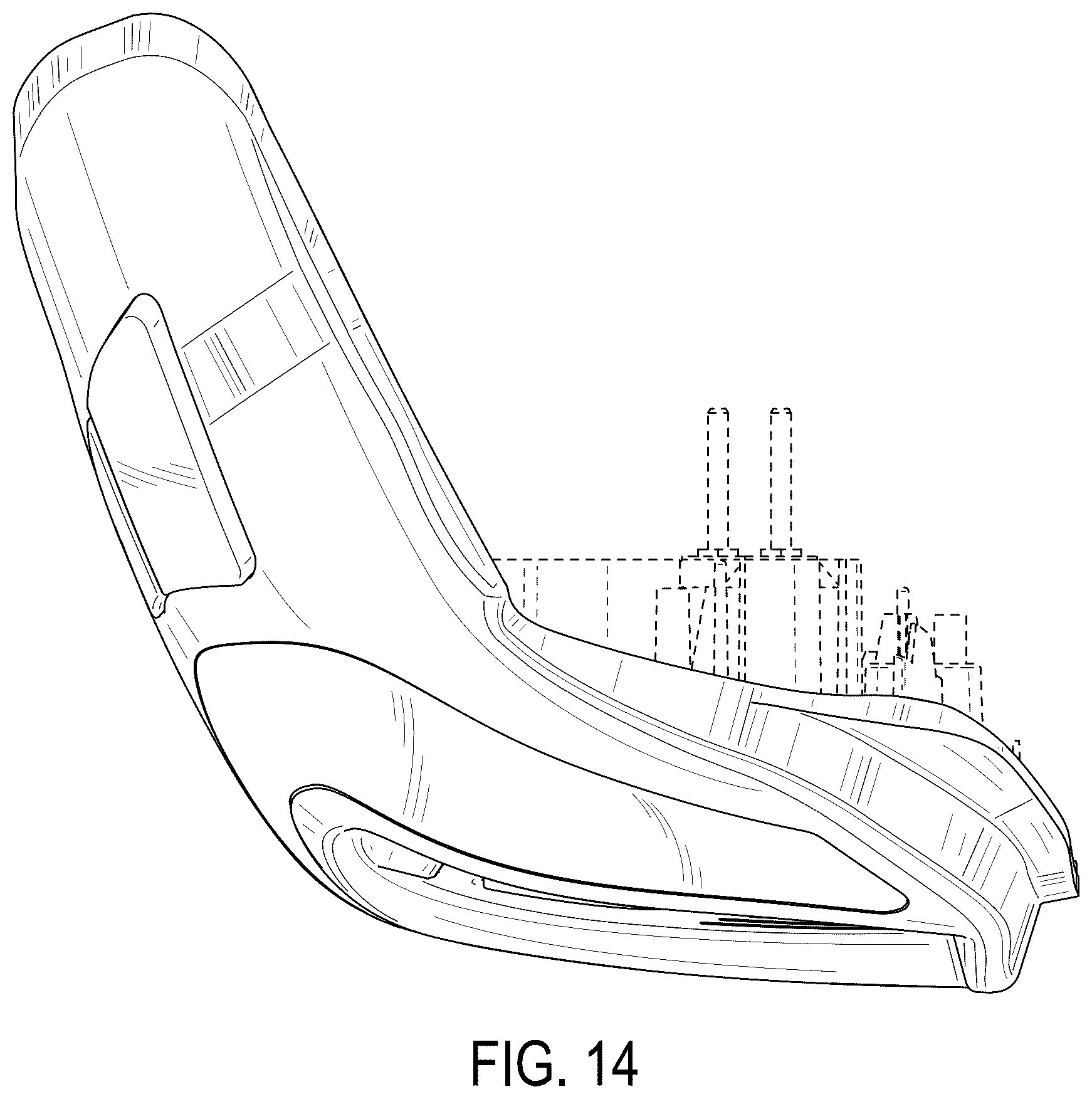 Patent USD1079074 Figure 14 – Vehicle tail light