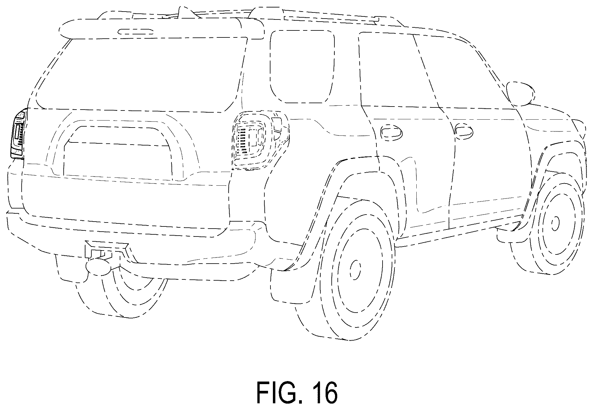 Patent USD1079074 Figure 16 – Vehicle tail light