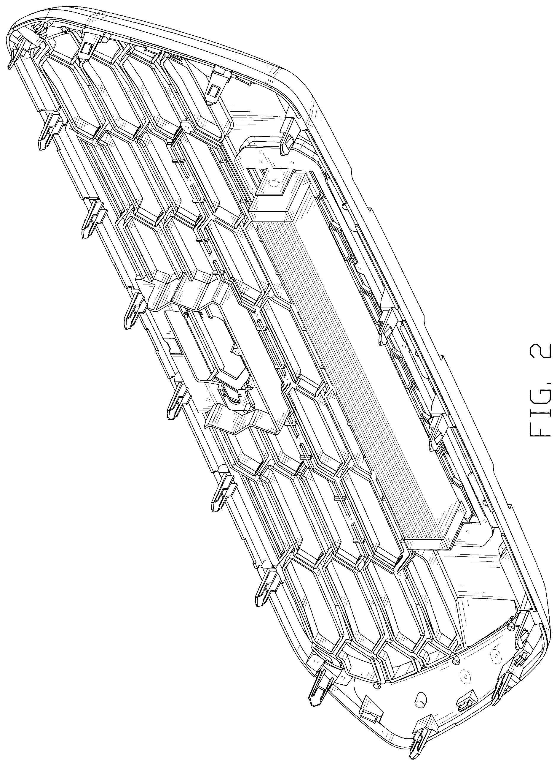 Patent USD1079075 Figure 2 – Vehicle lighting
