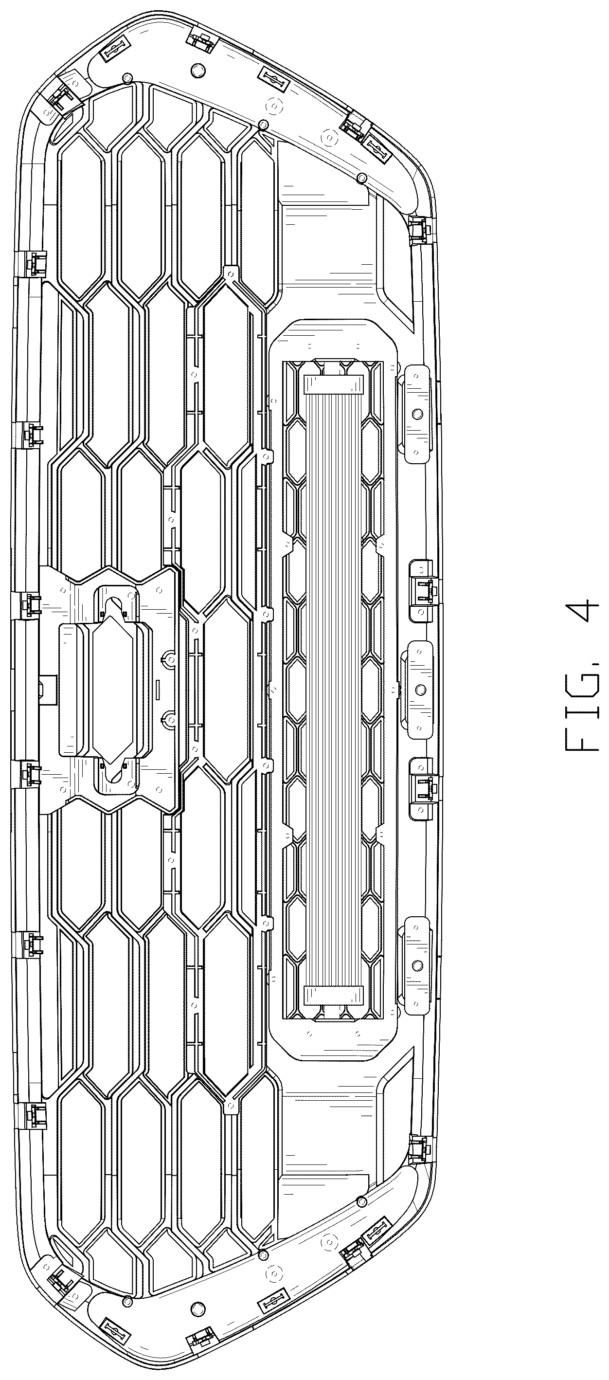 Patent USD1079075 Figure 4 – Vehicle lighting