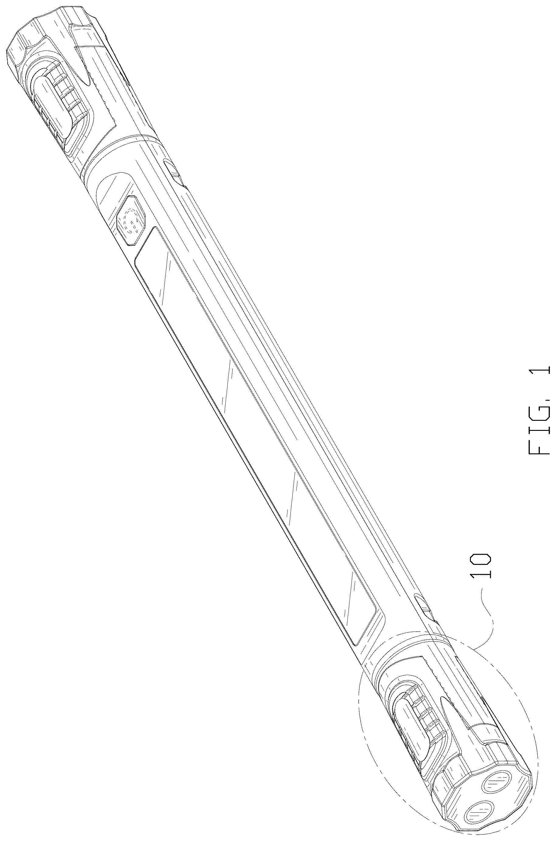 Patent USD1079078 Figure 1 – Work light