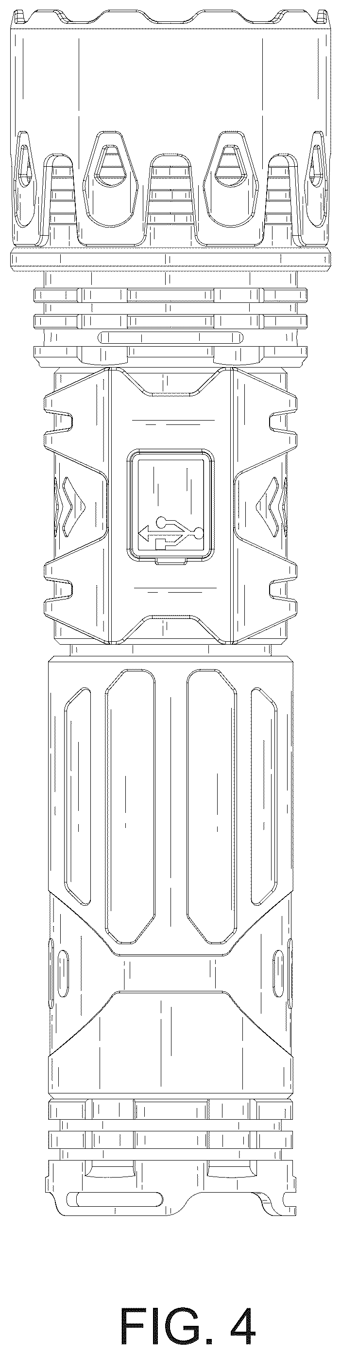 Patent USD1079080 Figure 4 – Flashlight