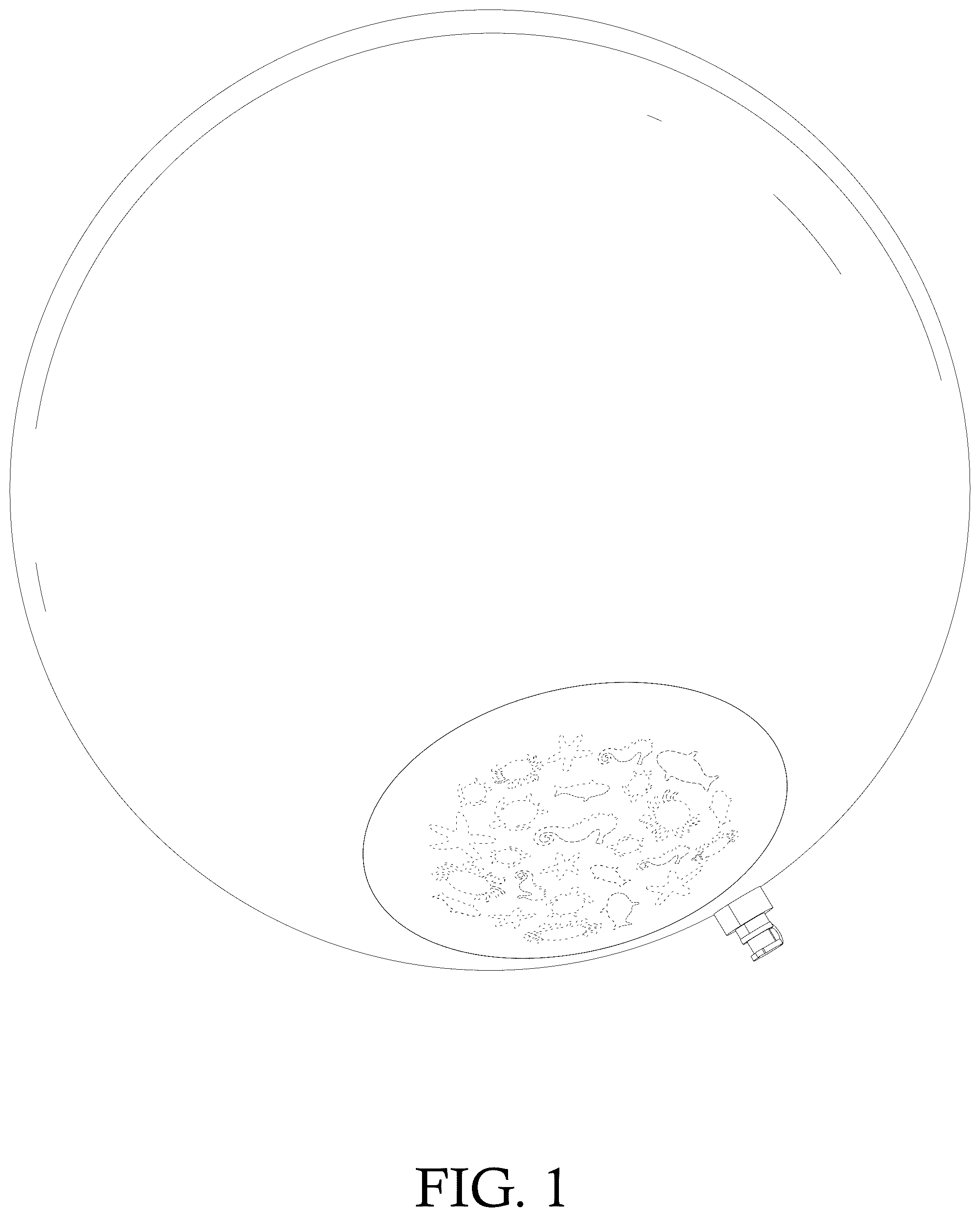 Patent USD1079081 Figure 1 – Projector light